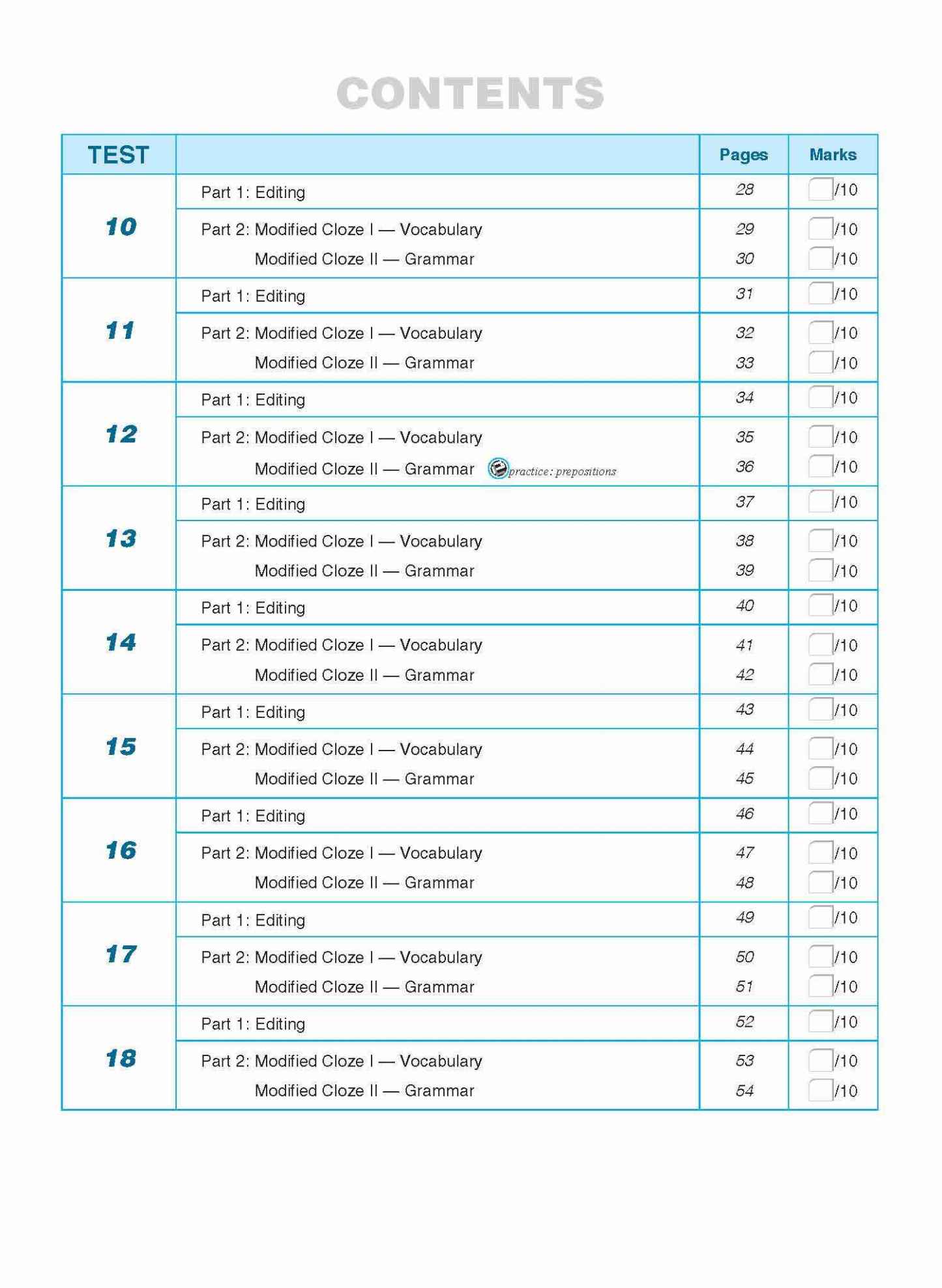 Upper Secondary N(T) English Editing and Modified Cloze