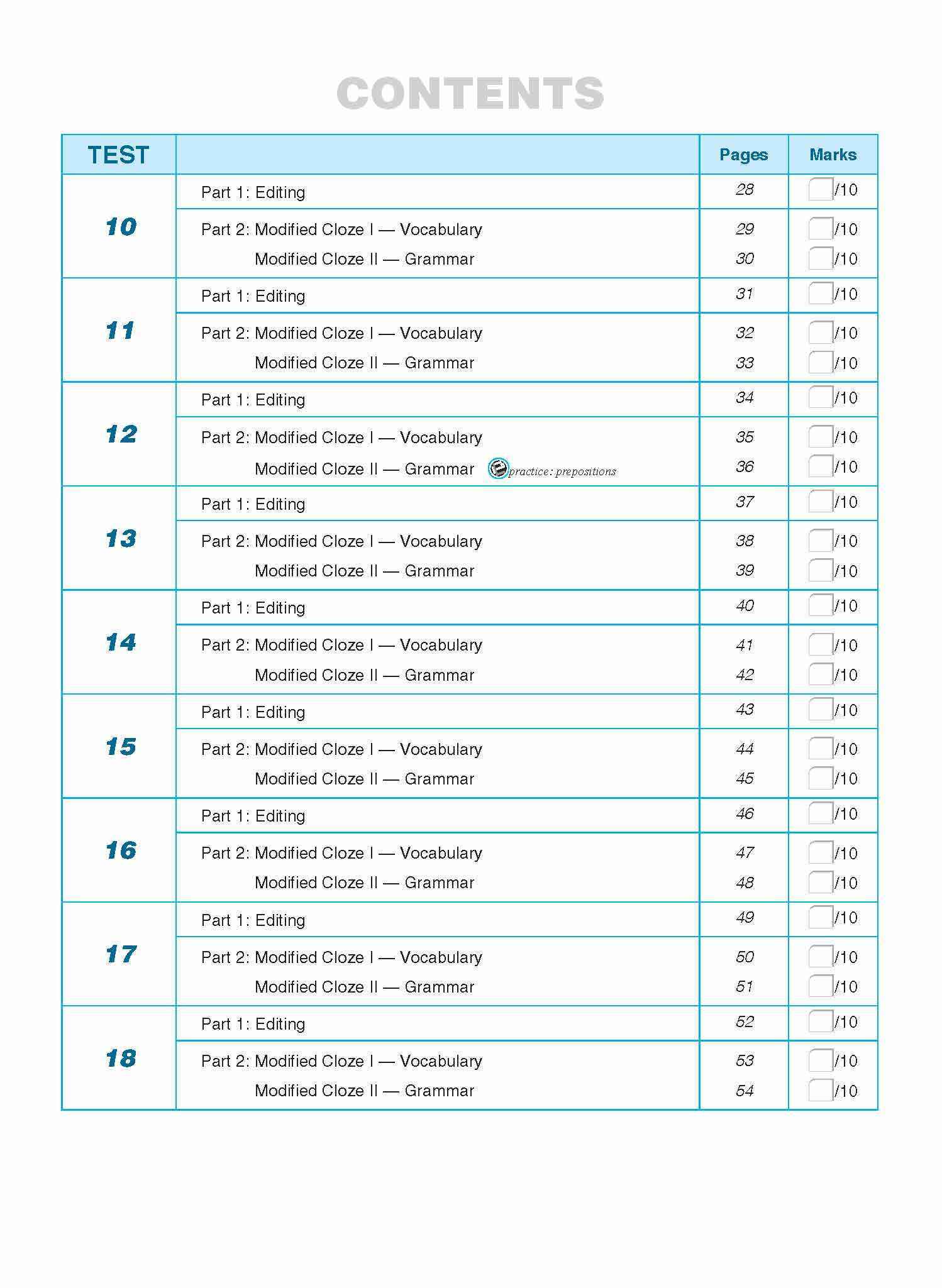 Upper Secondary N(T) English Editing and Modified Cloze