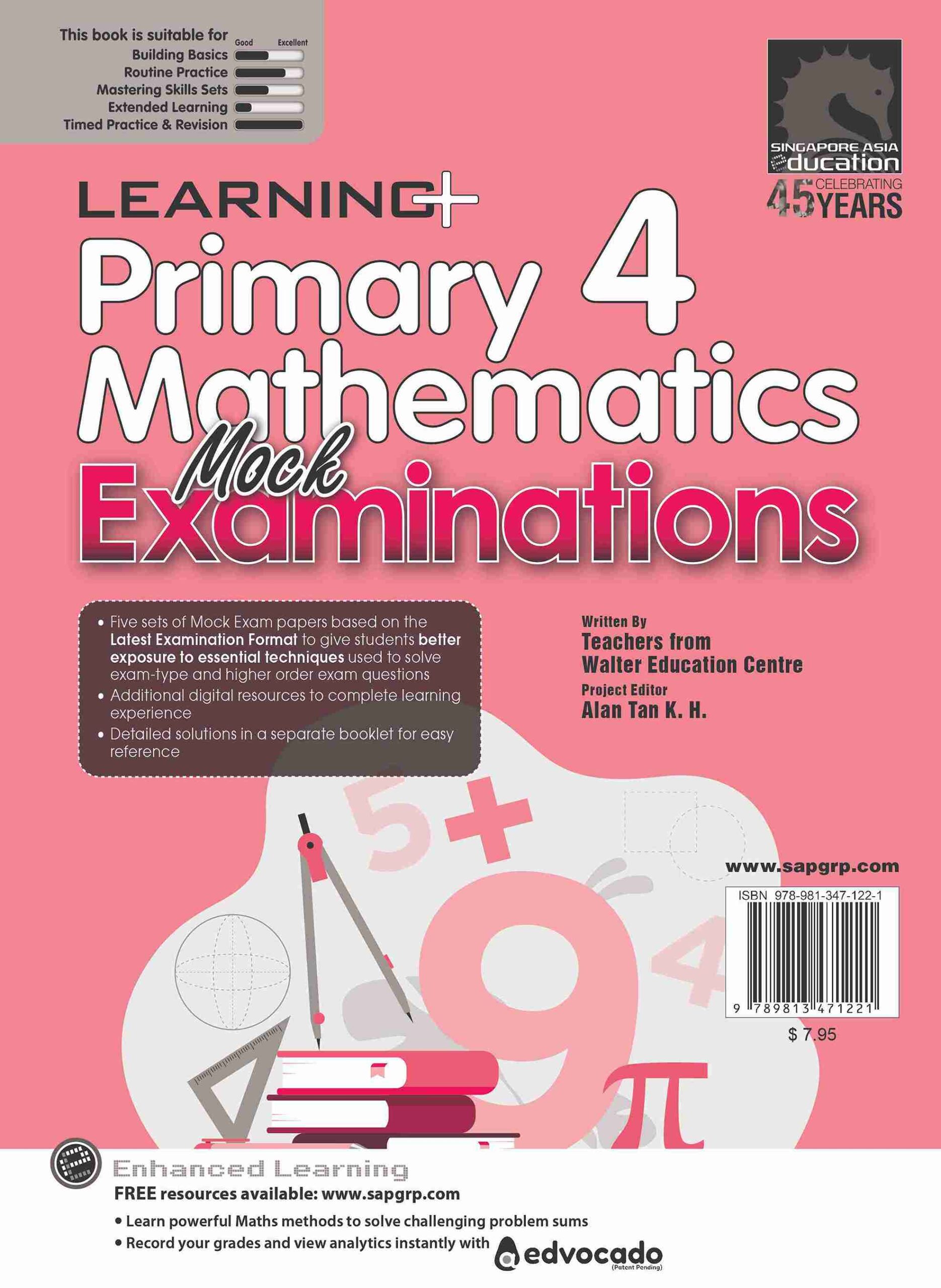 LEARNING+ Primary 4 Mathematics Mock Examinations