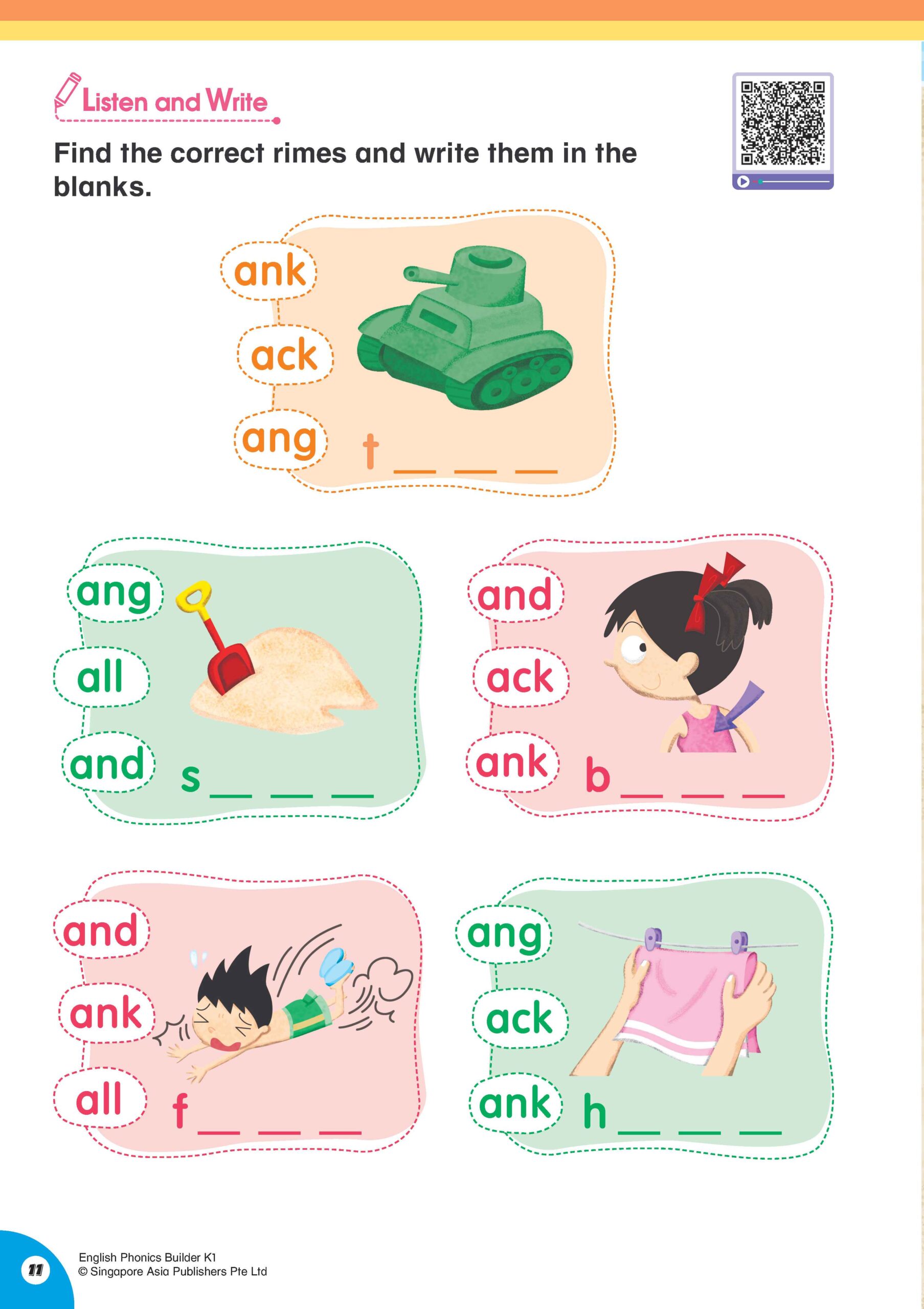 English Phonics Builder K1