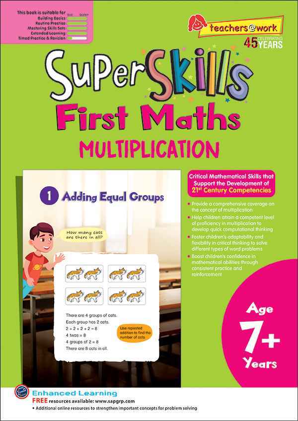 Super Skills First Maths MULTIPLICATION Age 7+ Years