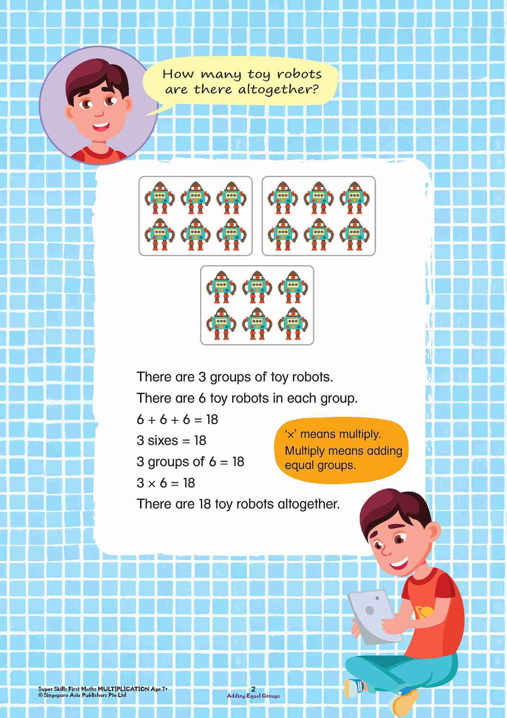 Super Skills First Maths MULTIPLICATION Age 7+ Years