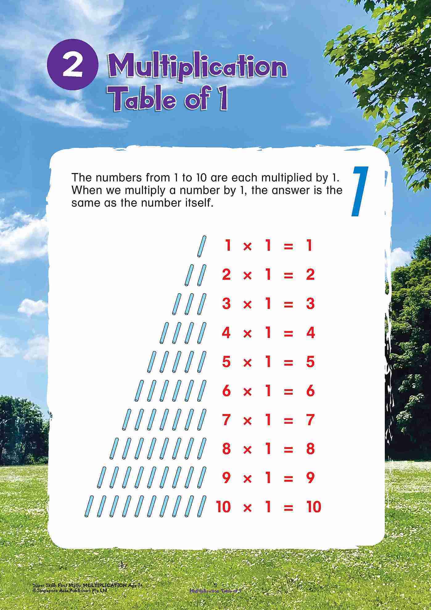 Super Skills First Maths MULTIPLICATION Age 7+ Years
