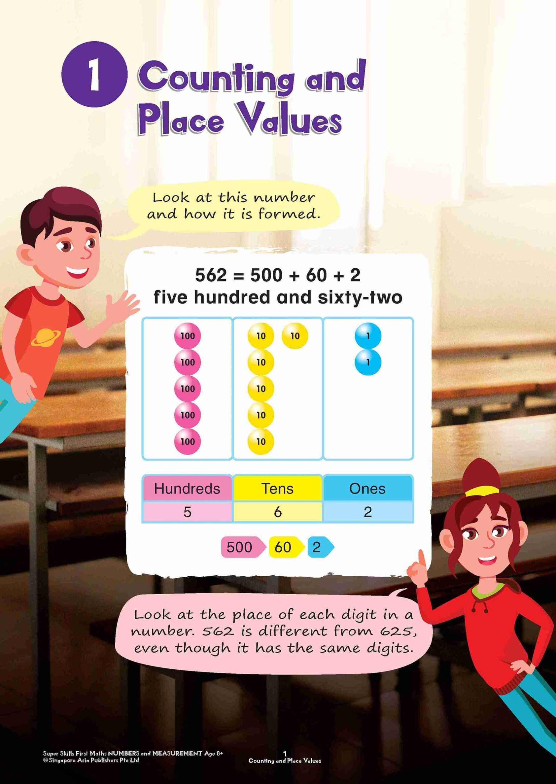 Super Skills First Maths NUMBERS AND MEASUREMENT Age 8+ Years