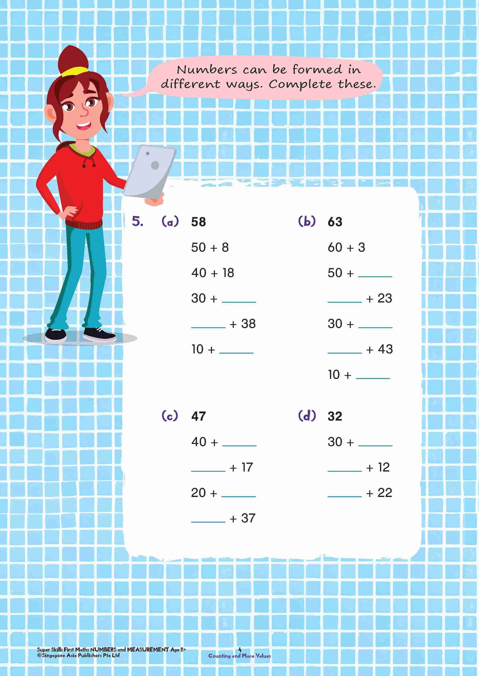 Super Skills First Maths NUMBERS AND MEASUREMENT Age 8+ Years