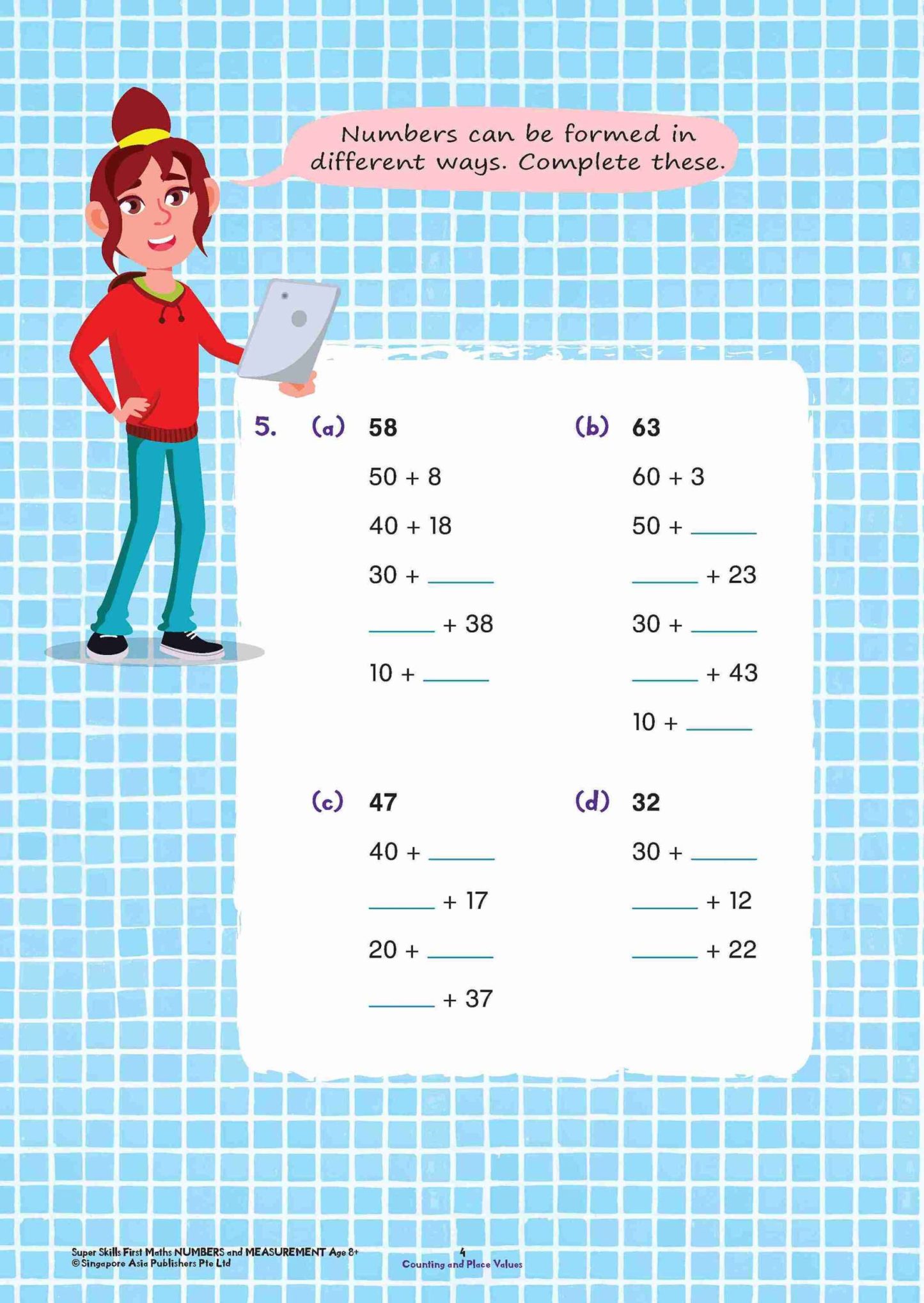 Super Skills First Maths NUMBERS AND MEASUREMENT Age 8+ Years