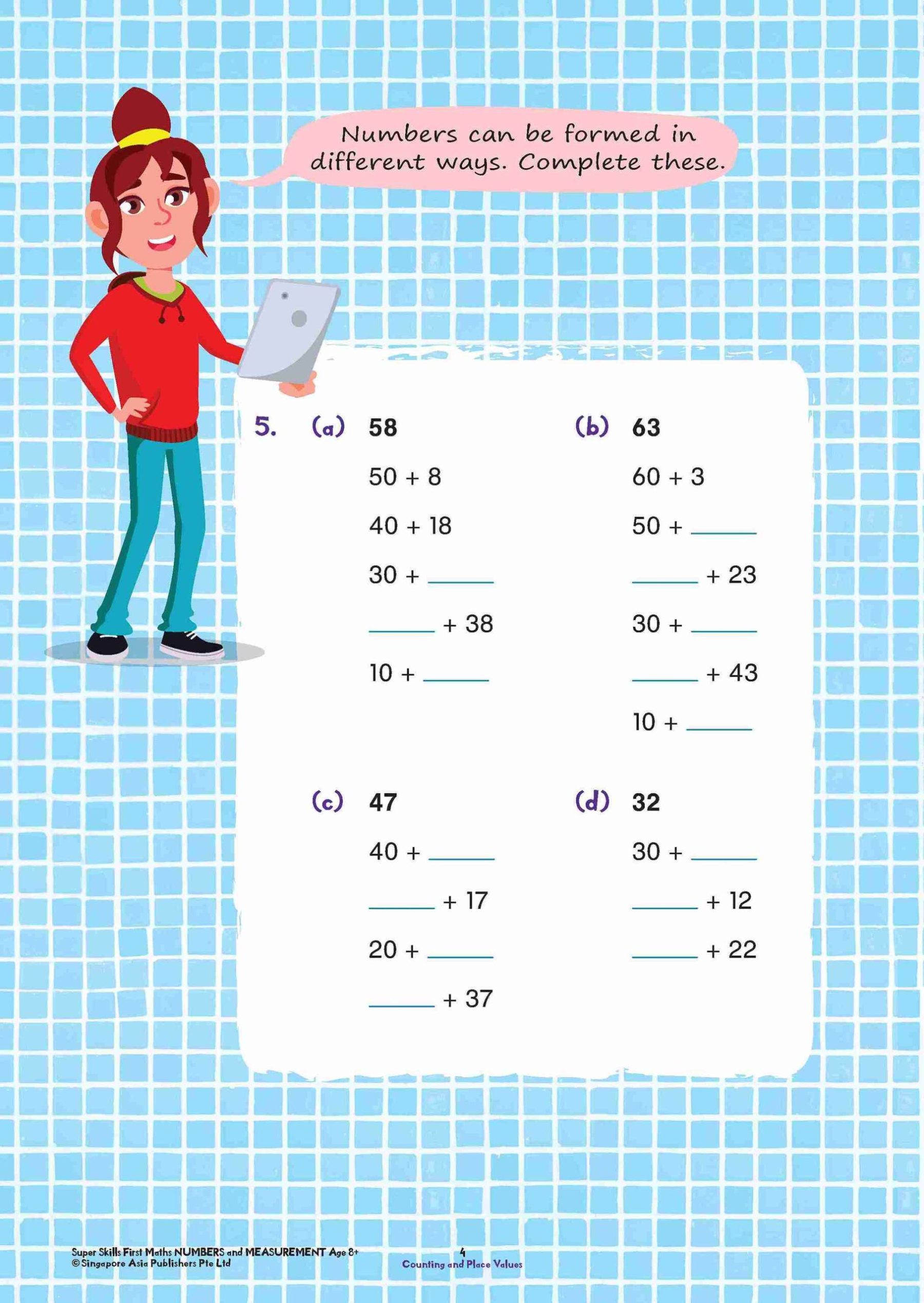 Super Skills First Maths NUMBERS AND MEASUREMENT Age 8+ Years