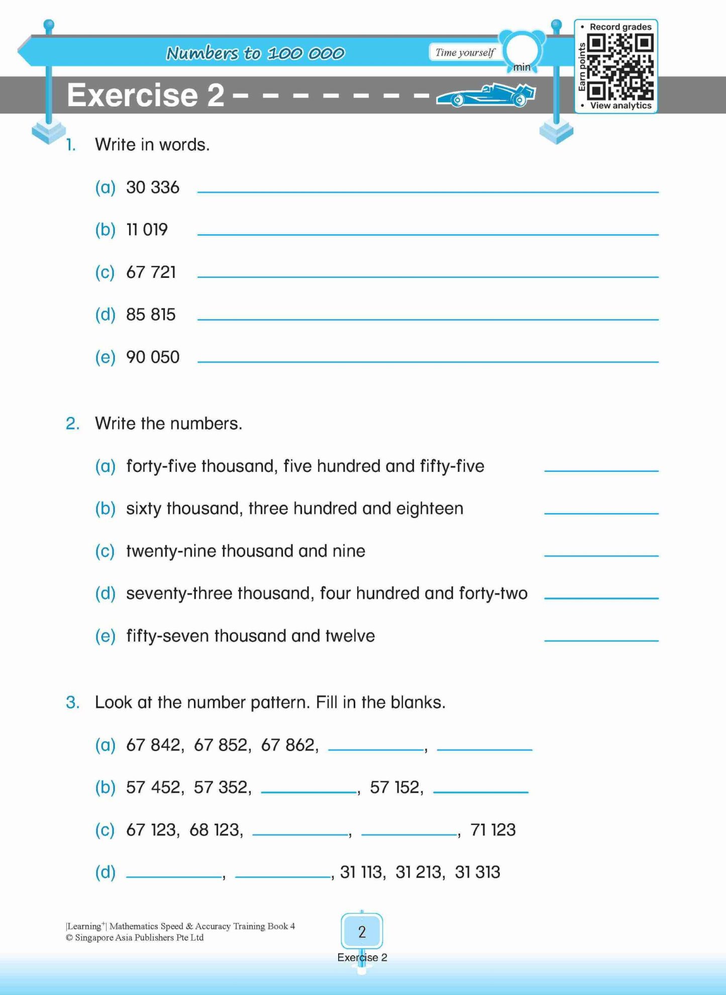 LEARNING+ Mathematics Speed & Accuracy Training Book 4