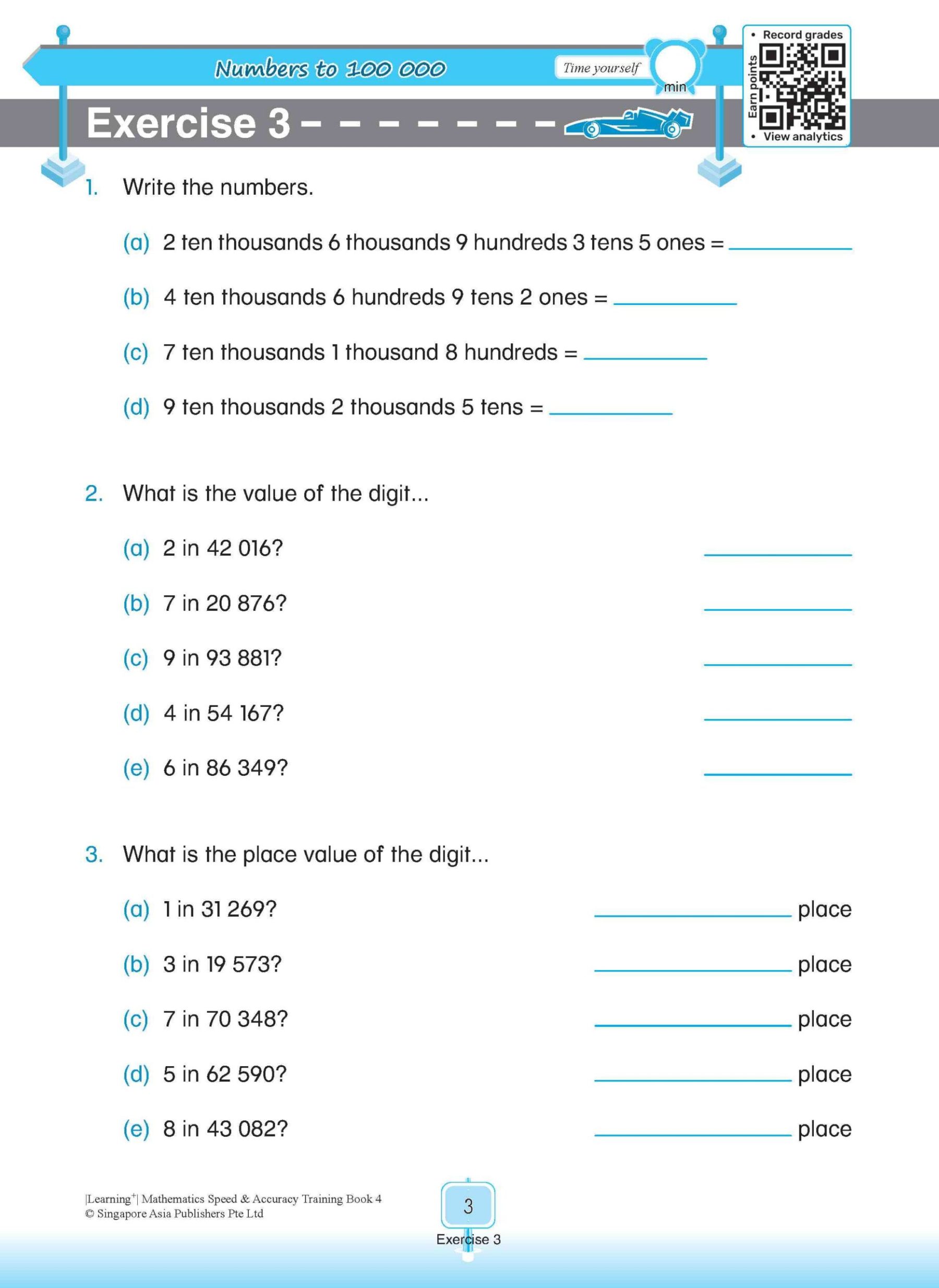 LEARNING+ Mathematics Speed & Accuracy Training Book 4