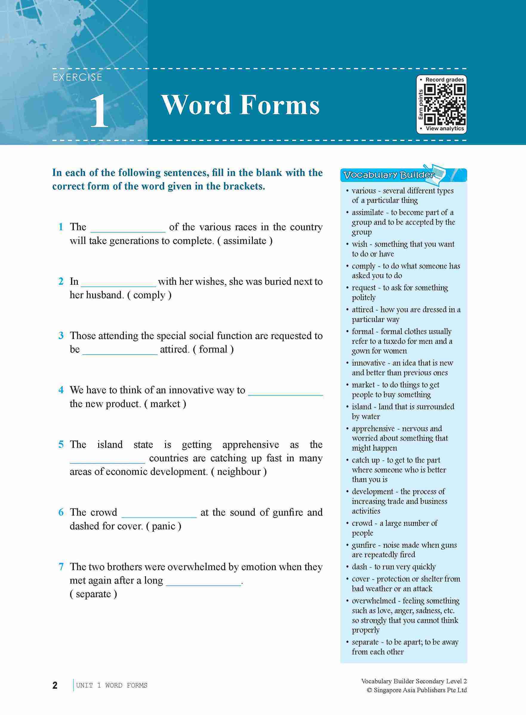 Vocabulary Builder Secondary Level 2