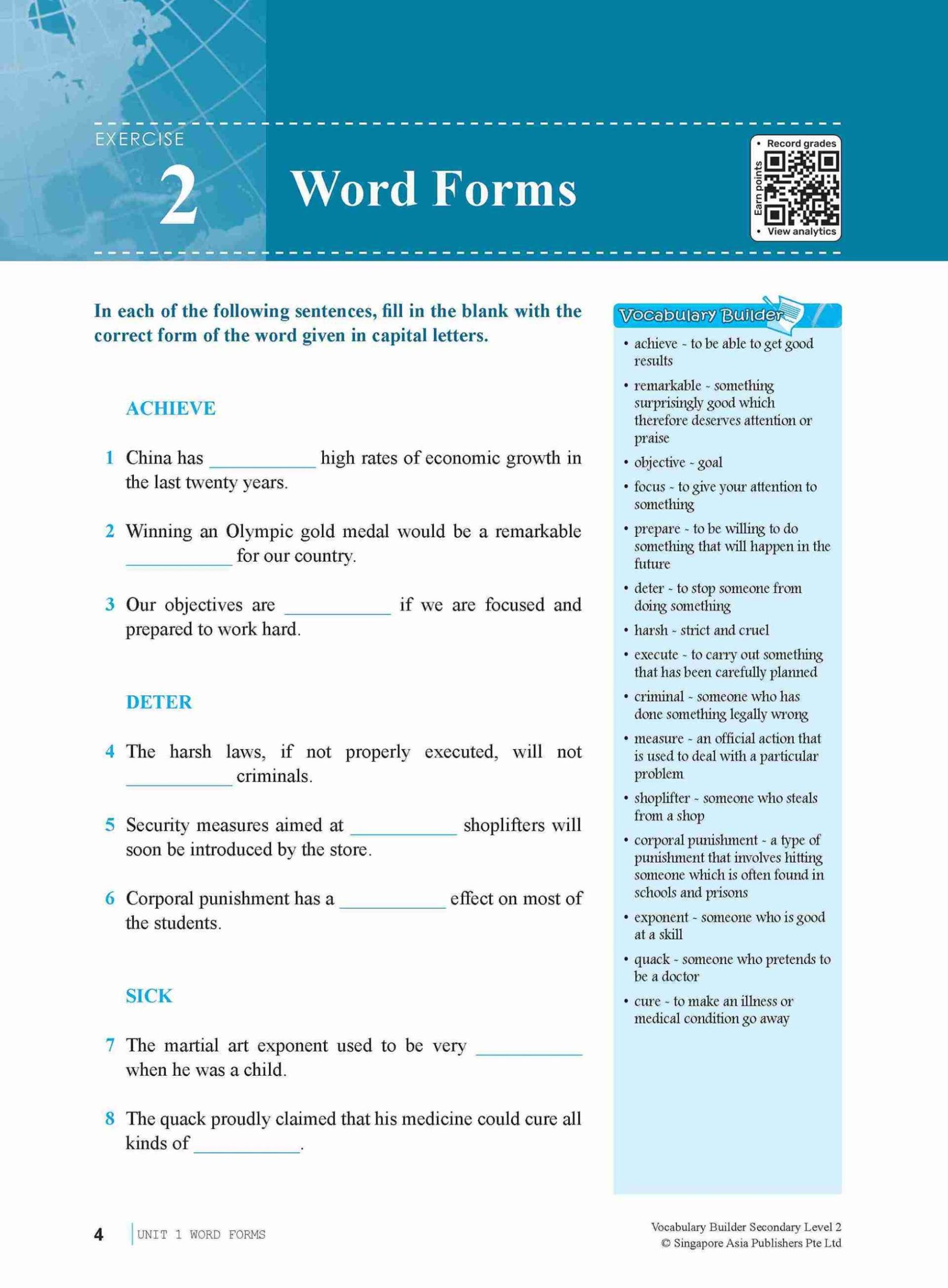Vocabulary Builder Secondary Level 2