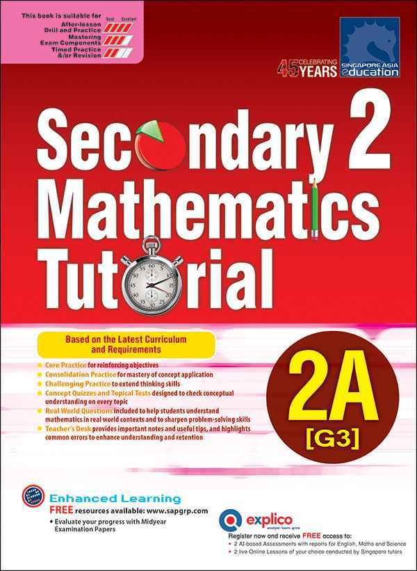 Secondary 2 Mathematics Tutorial 2A [G3]