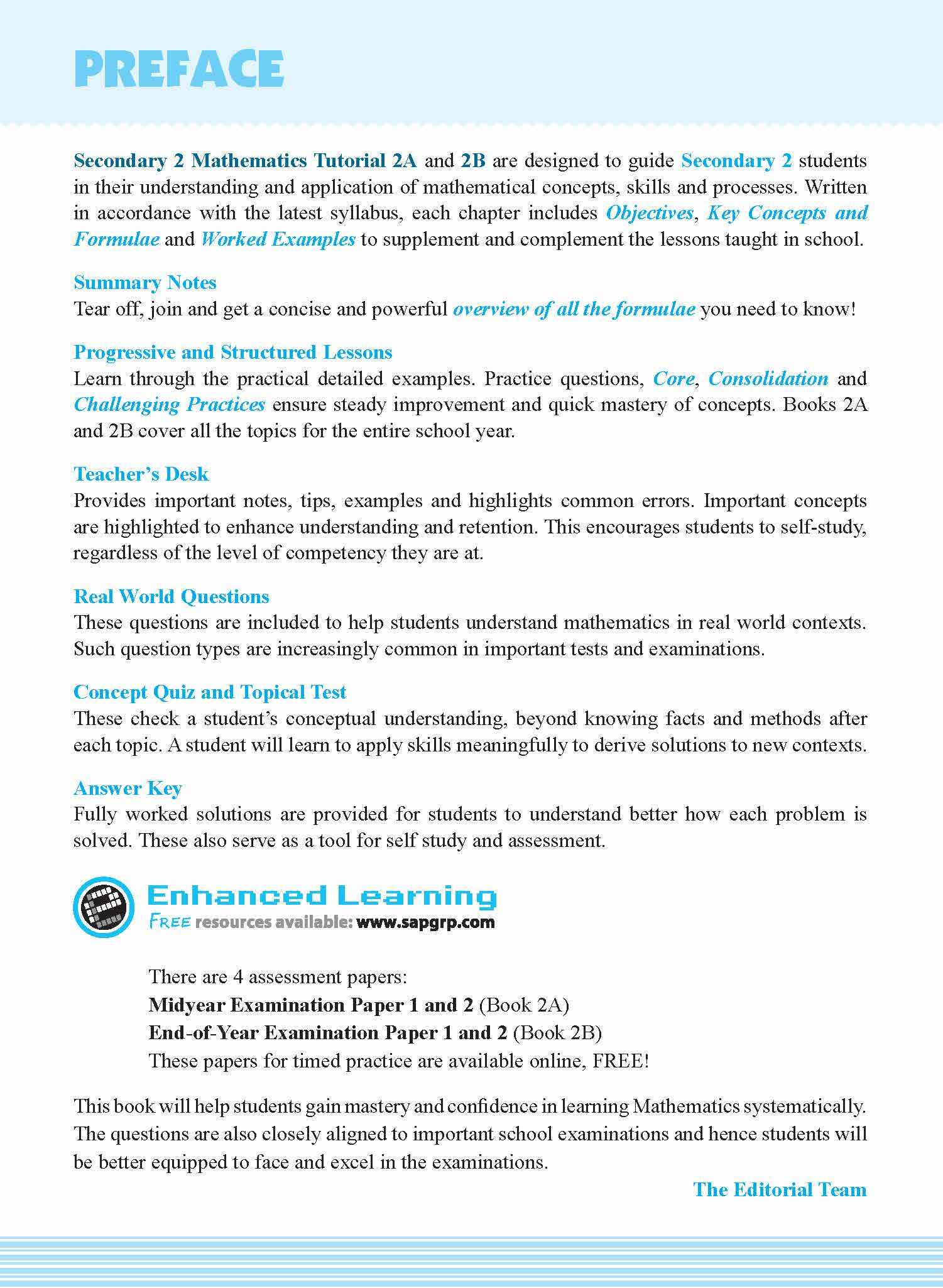 Secondary 2 Mathematics Tutorial 2A [G3]