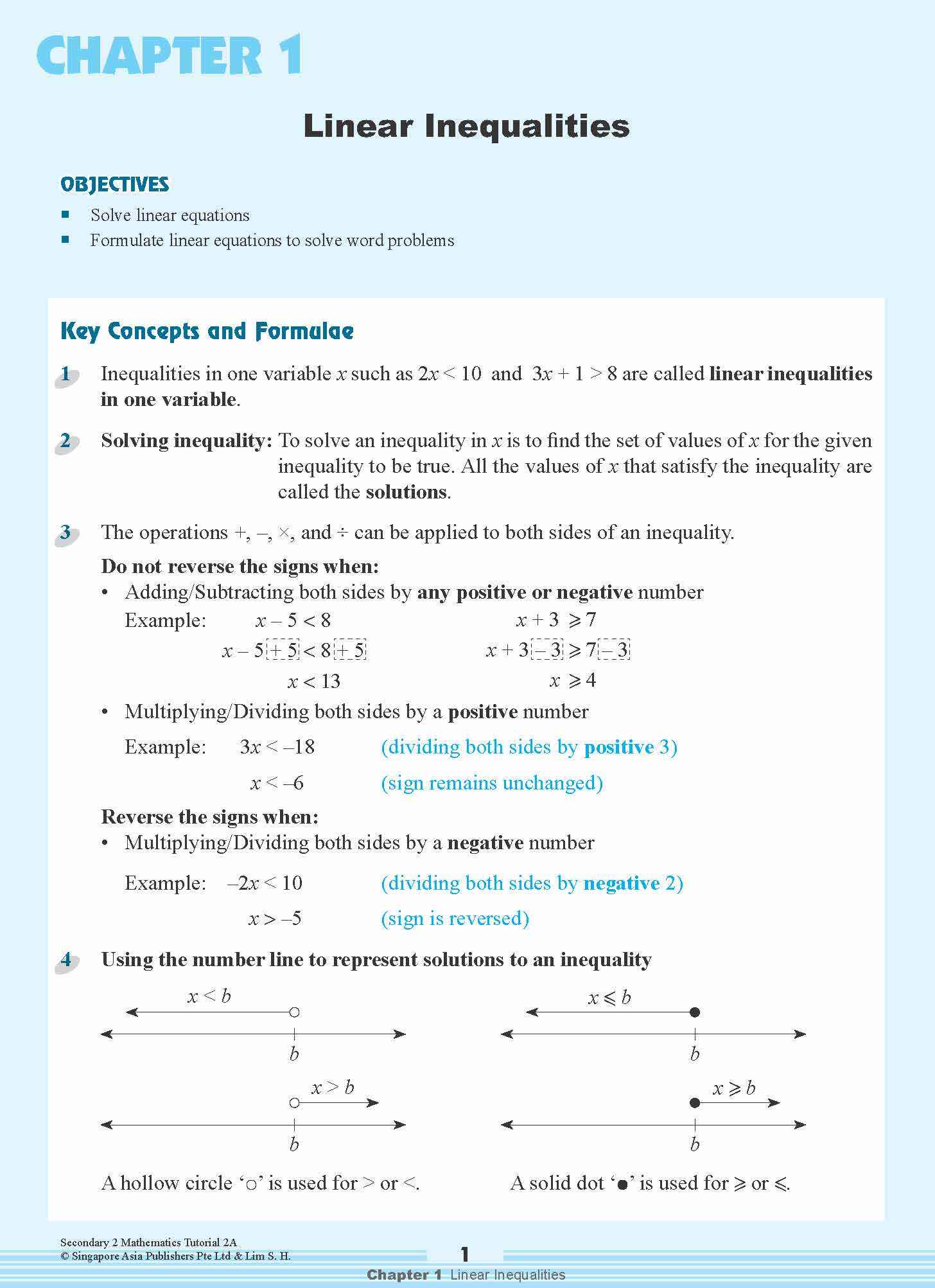 Secondary 2 Mathematics Tutorial 2A [G3]