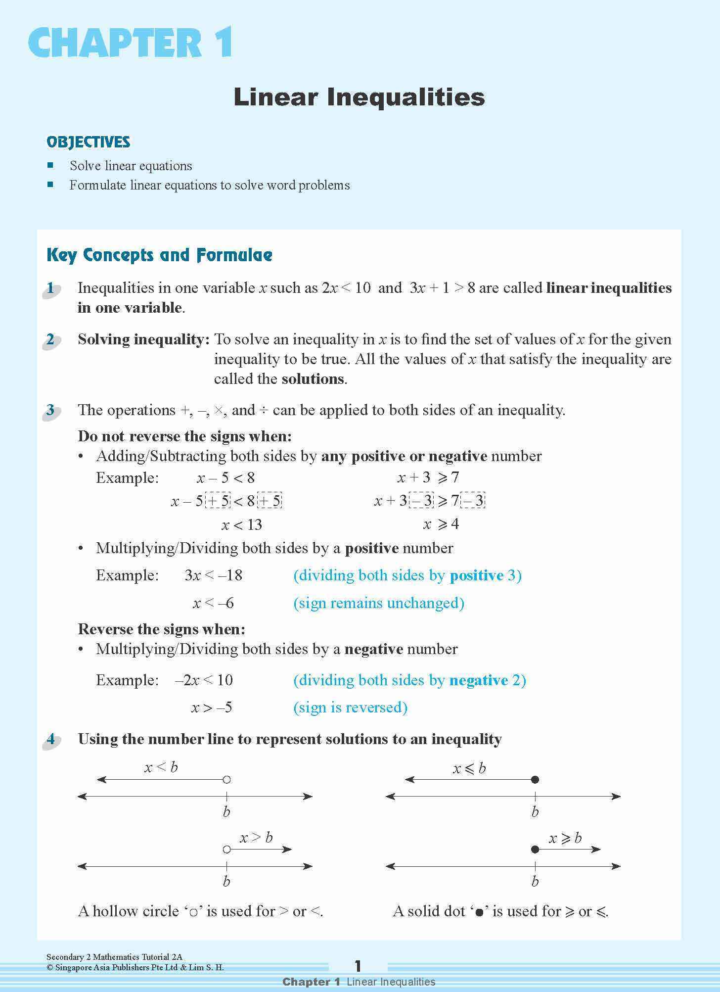 Secondary 2 Mathematics Tutorial 2A [G3]