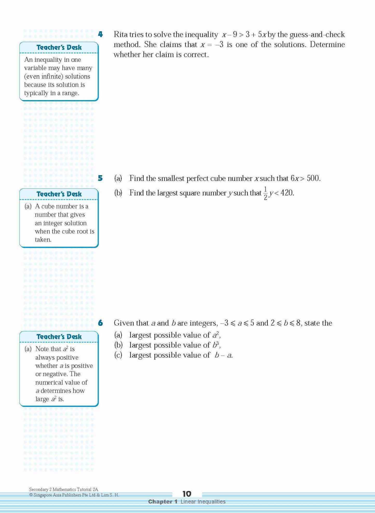 Secondary 2 Mathematics Tutorial 2A [G3]