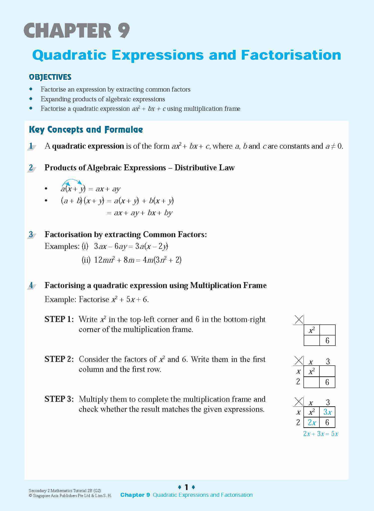 Secondary 2 Mathematics Tutorial 2B [G2]