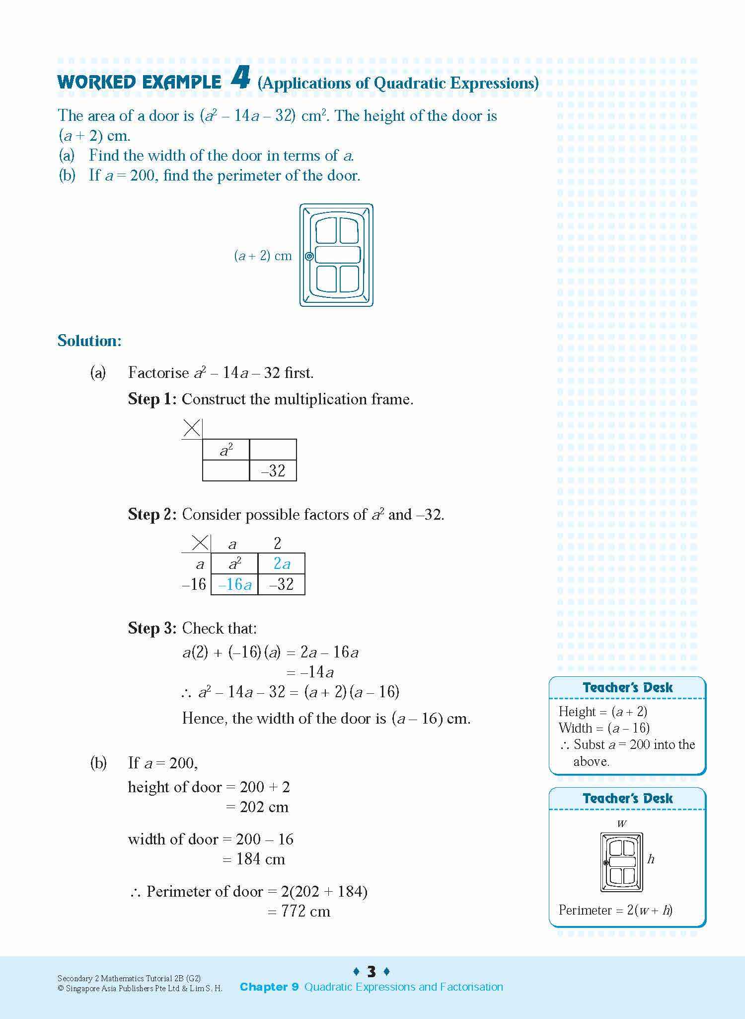 Secondary 2 Mathematics Tutorial 2B [G2]