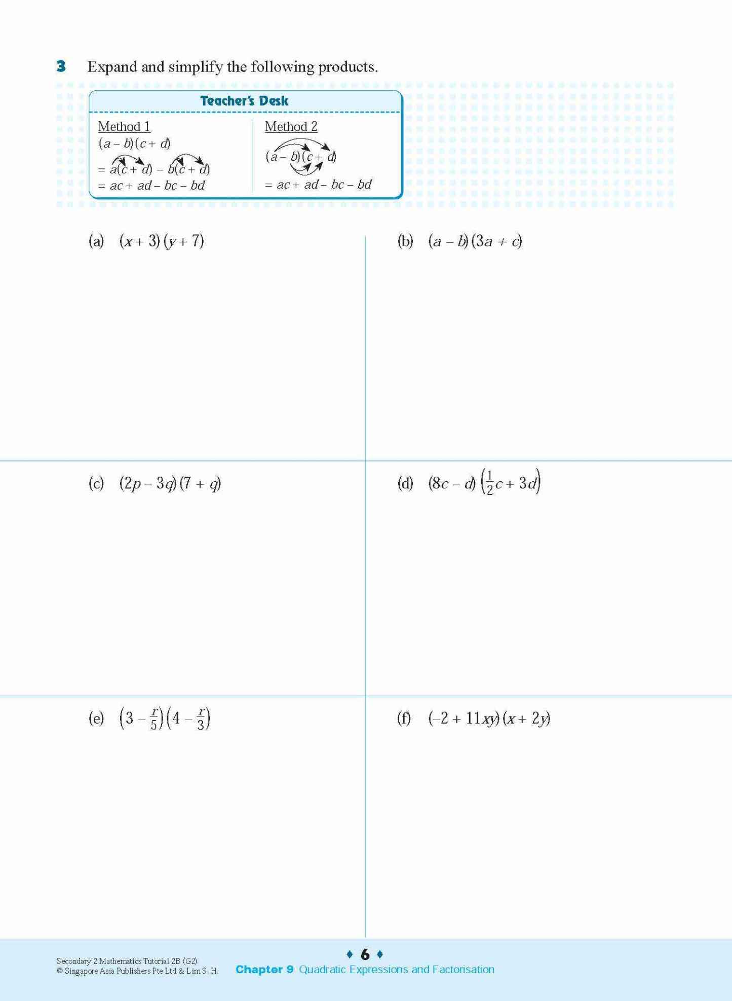 Secondary 2 Mathematics Tutorial 2B [G2]