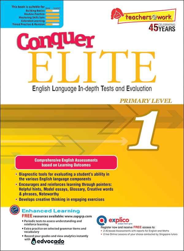 Conquer ELITE (English Language In-depth Tests and Evaluation) PRIMARY LEVEL 1