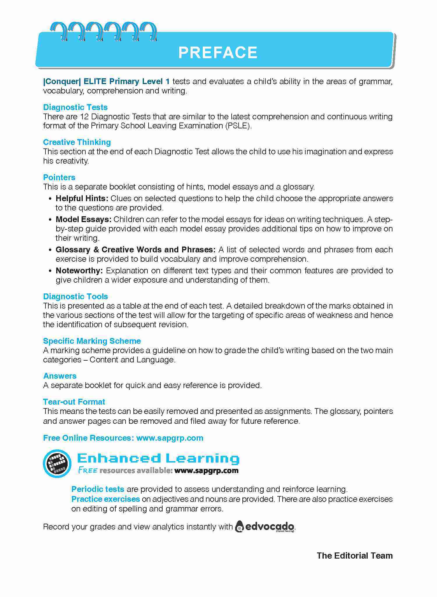 Conquer ELITE (English Language In-depth Tests and Evaluation) PRIMARY LEVEL 1