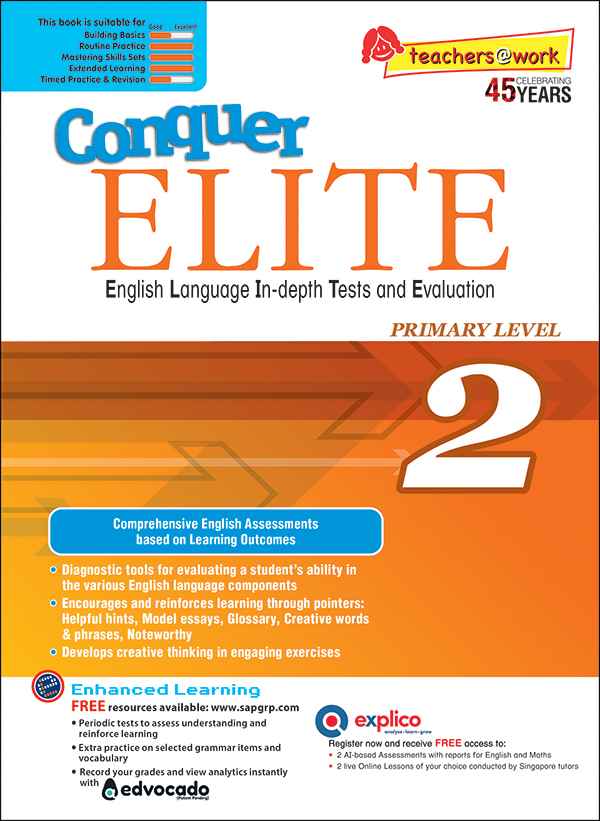 Conquer ELITE (English Language In-depth Tests and Evaluation) PRIMARY LEVEL 2