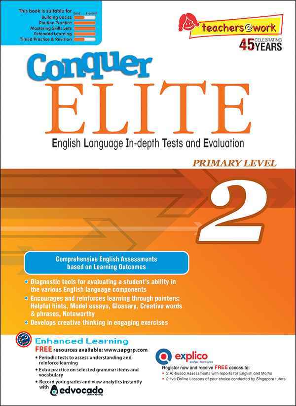 Conquer ELITE (English Language In-depth Tests and Evaluation) PRIMARY LEVEL 2
