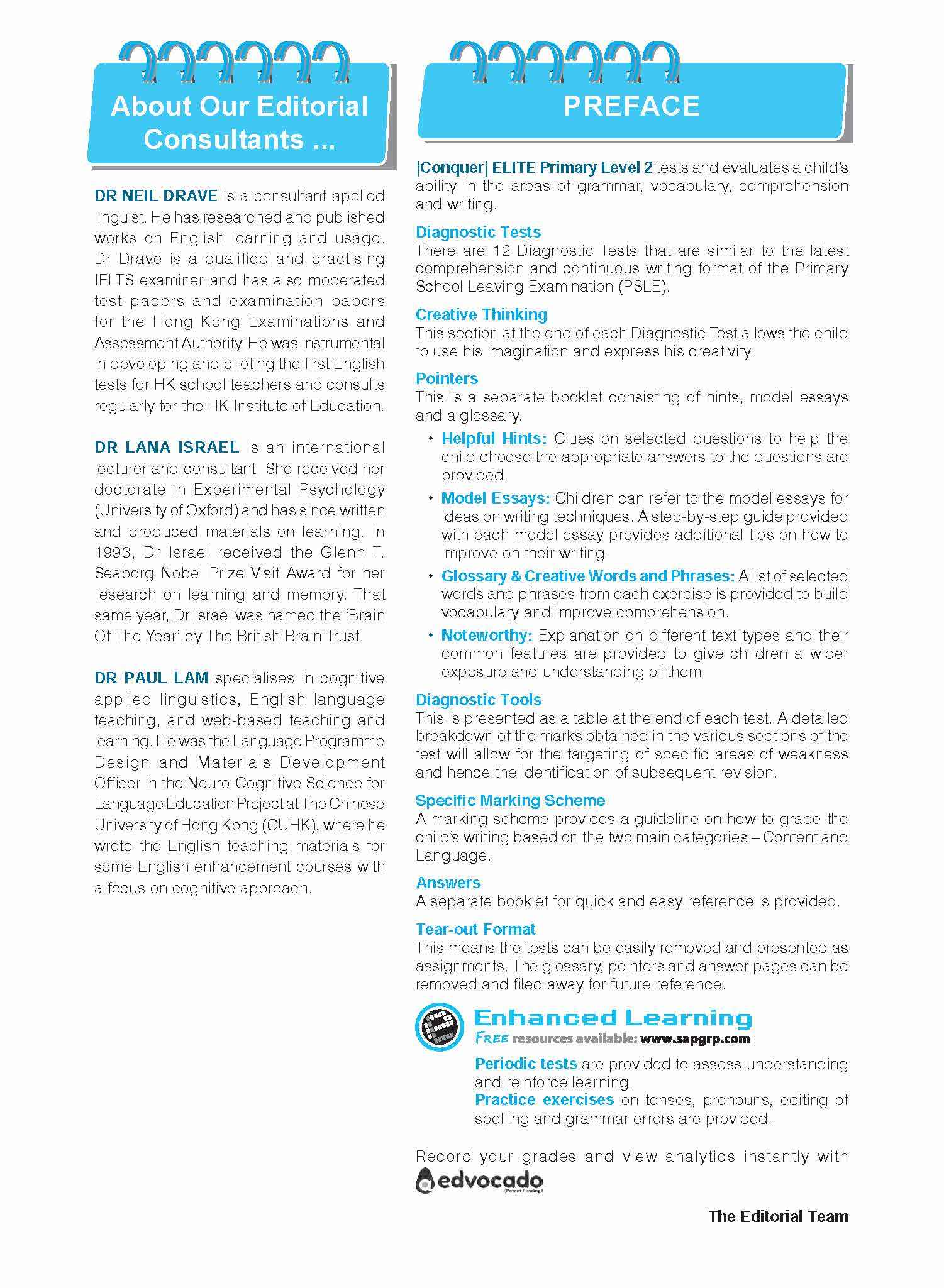 Conquer ELITE (English Language In-depth Tests and Evaluation) PRIMARY LEVEL 2