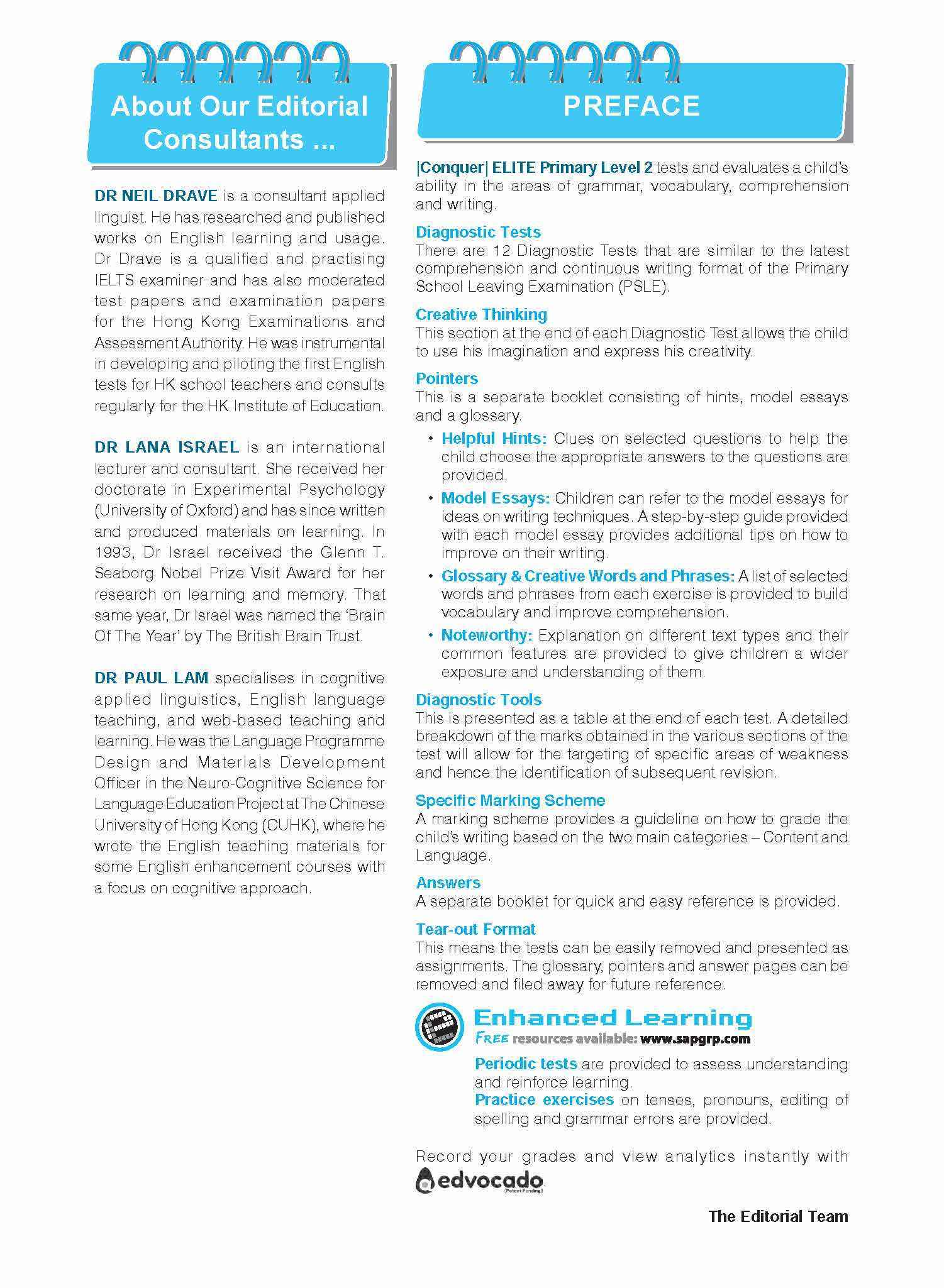 Conquer ELITE (English Language In-depth Tests and Evaluation) PRIMARY LEVEL 2