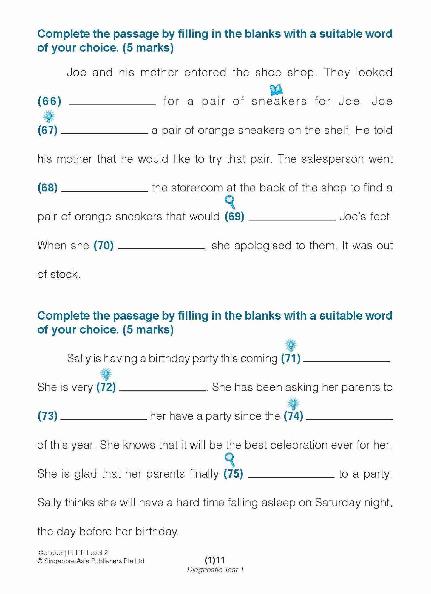 Conquer ELITE (English Language In-depth Tests and Evaluation) PRIMARY LEVEL 2