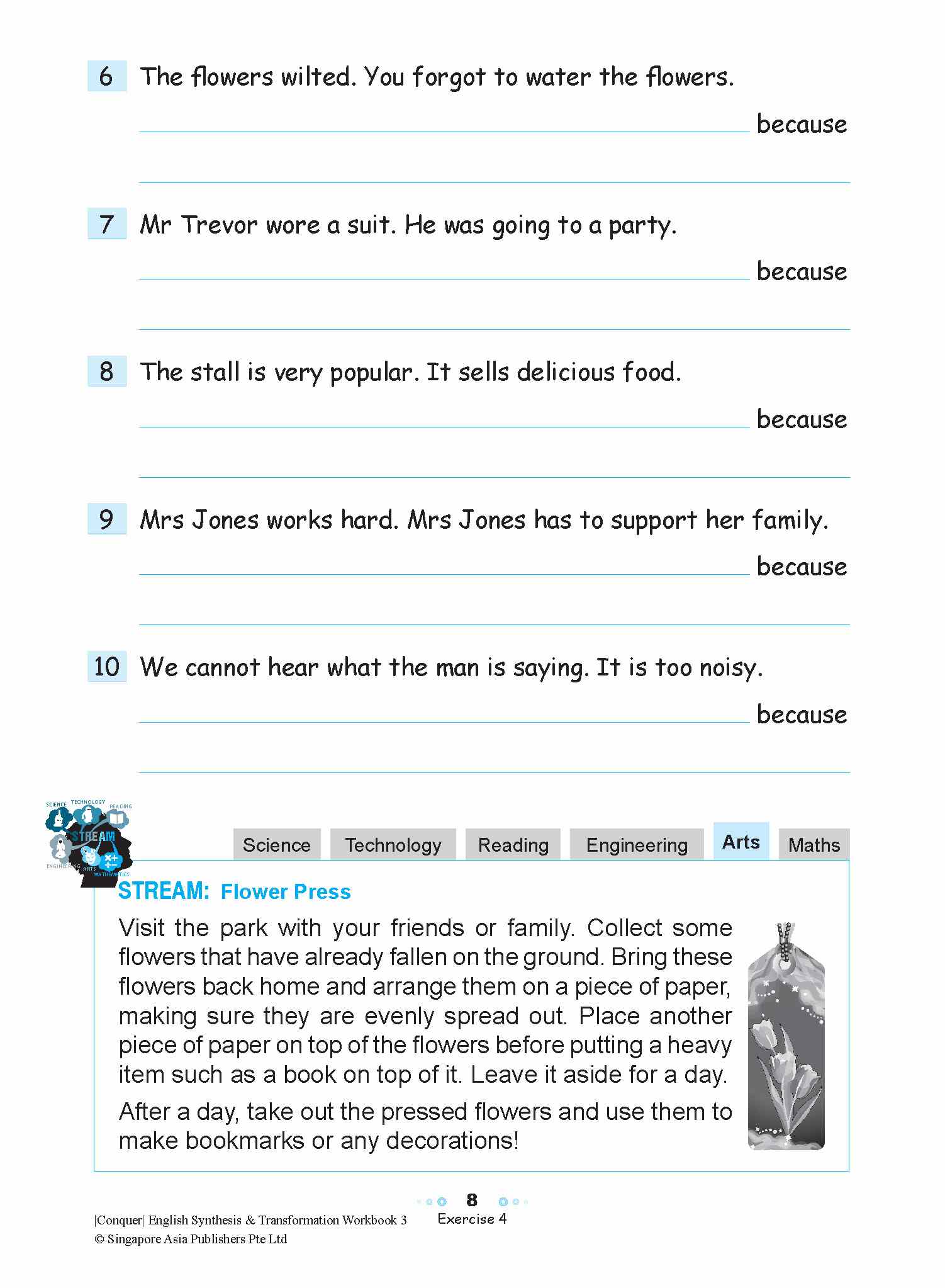 Conquer English Synthesis & Transformation Workbook 3