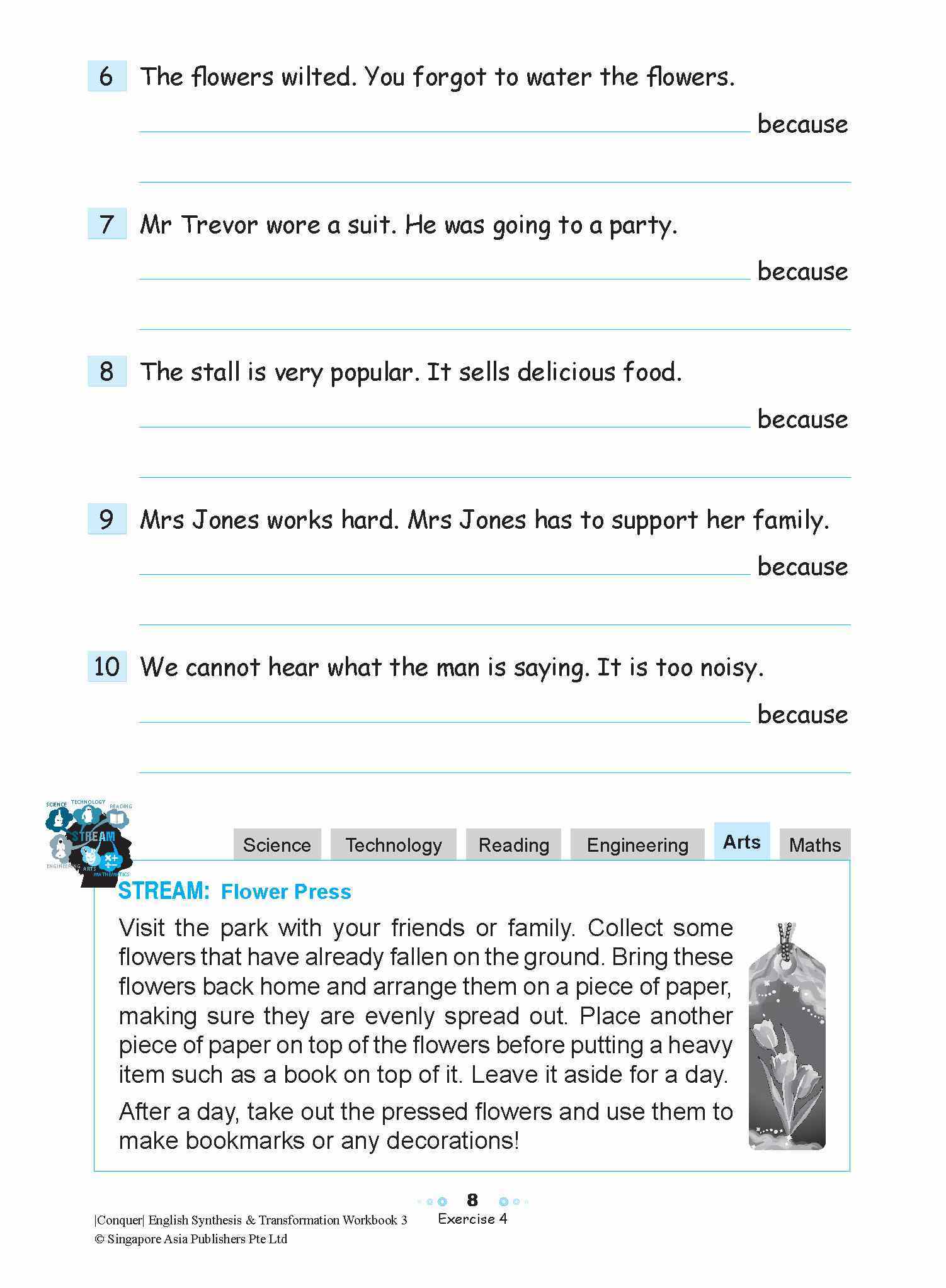 Conquer English Synthesis & Transformation Workbook 3