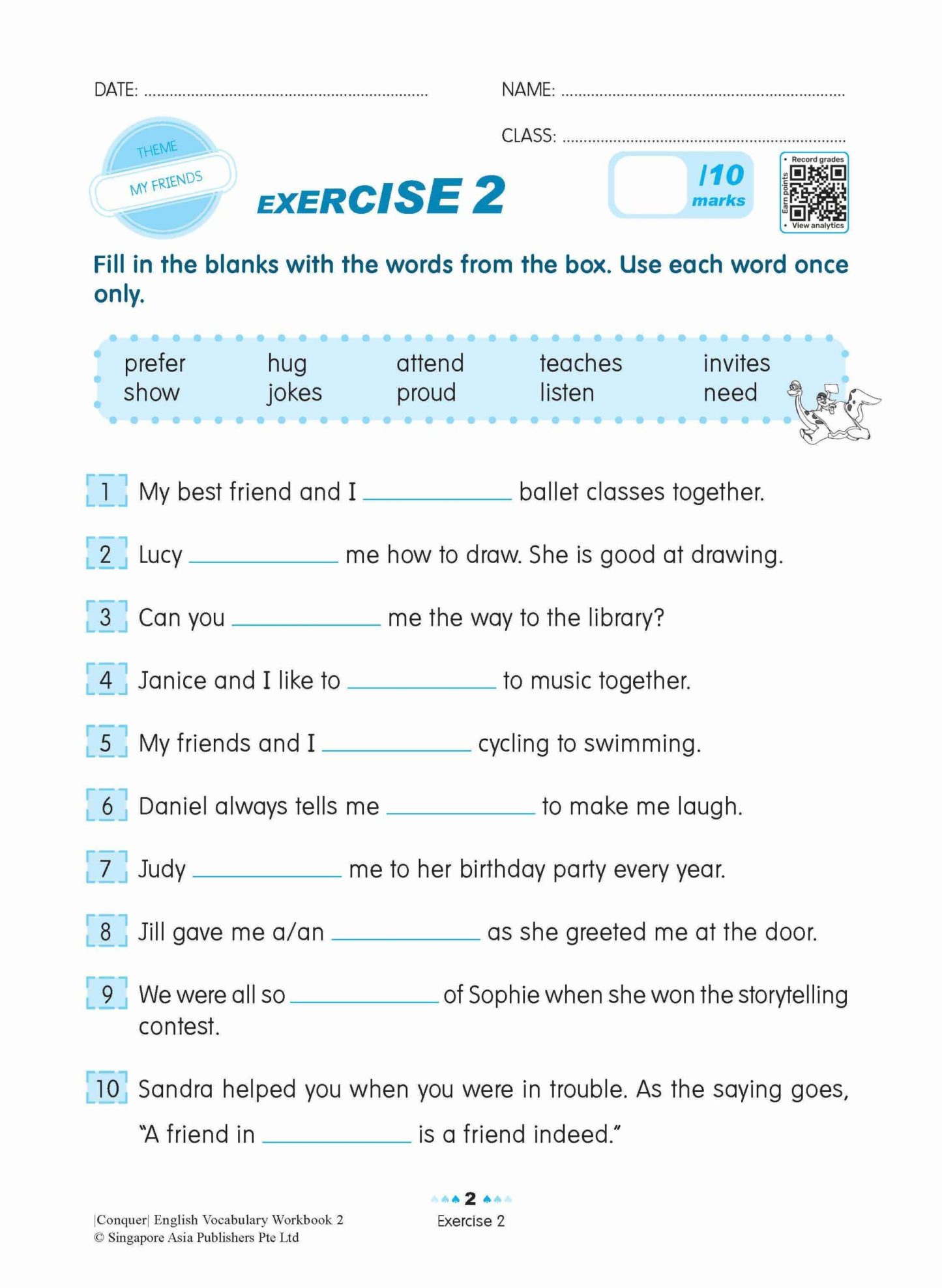 Conquer English Vocabulary Workbook 2
