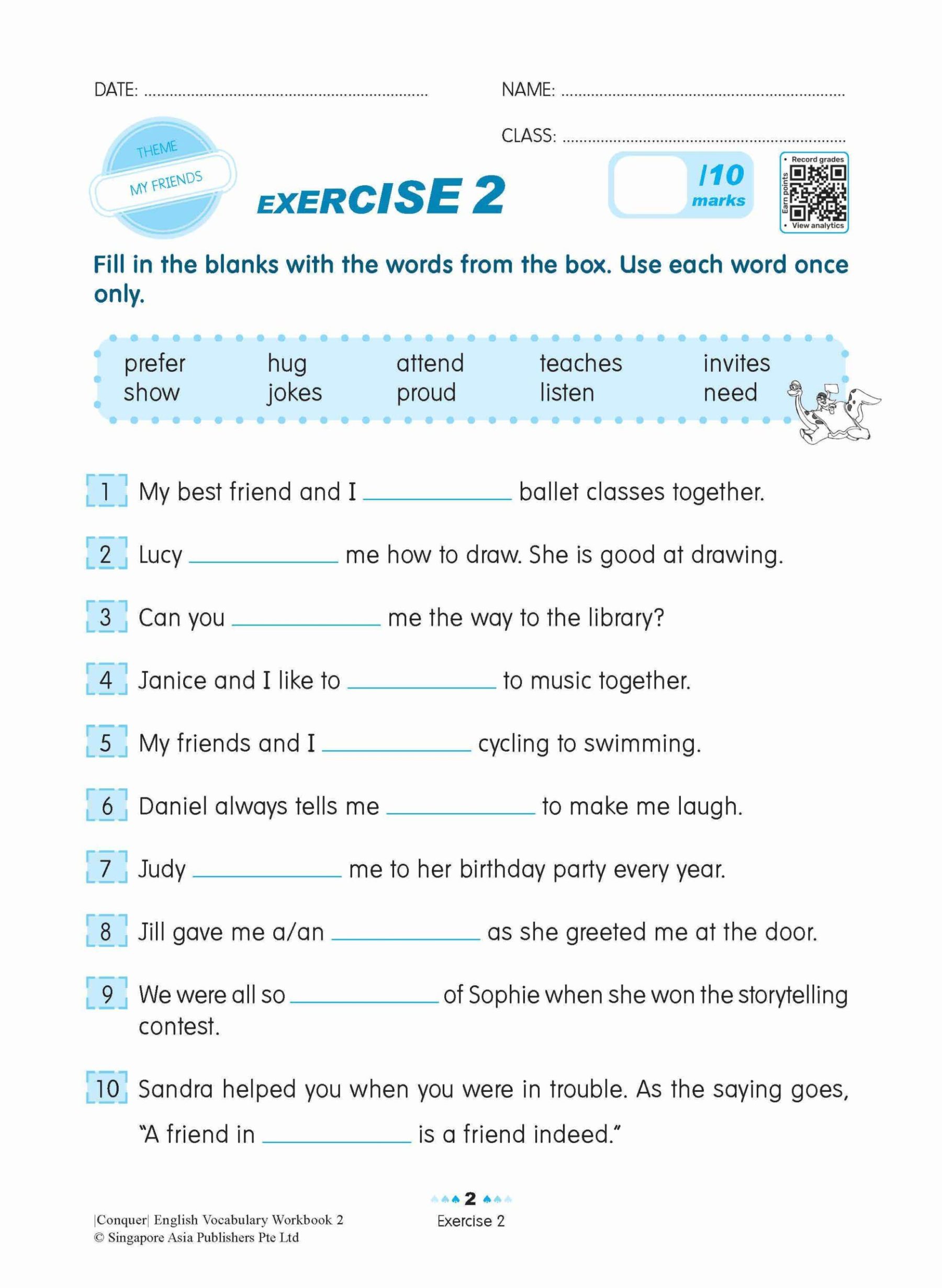 Conquer English Vocabulary Workbook 2