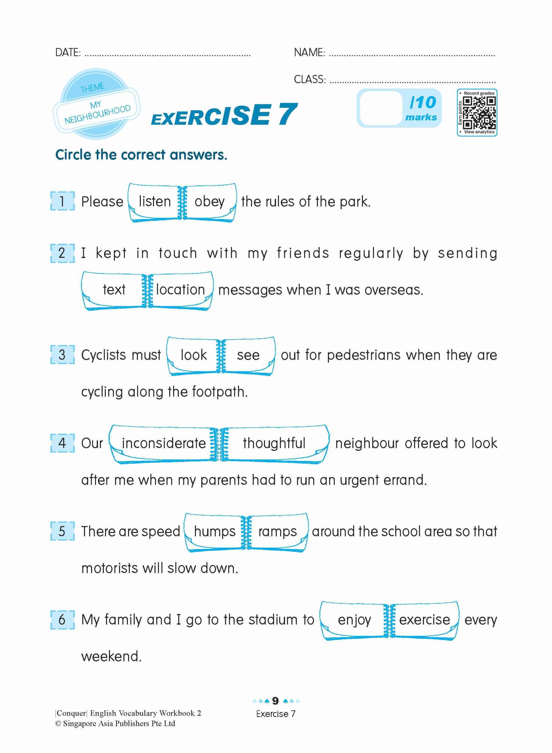 Conquer English Vocabulary Workbook 2