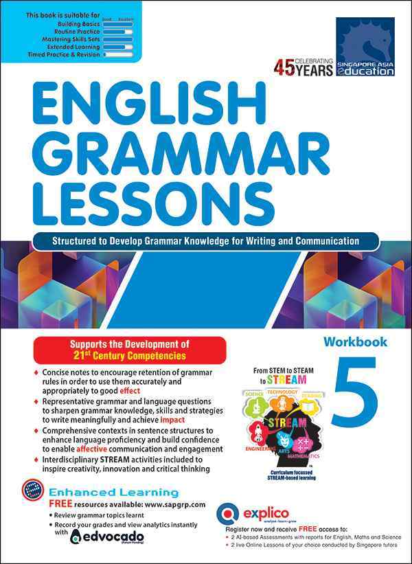 ENGLISH GRAMMAR LESSONS Workbook 5