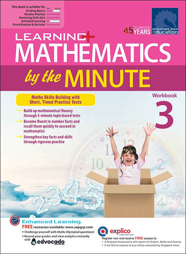 Learning+ Mathematics by the Minute Workbook 3
