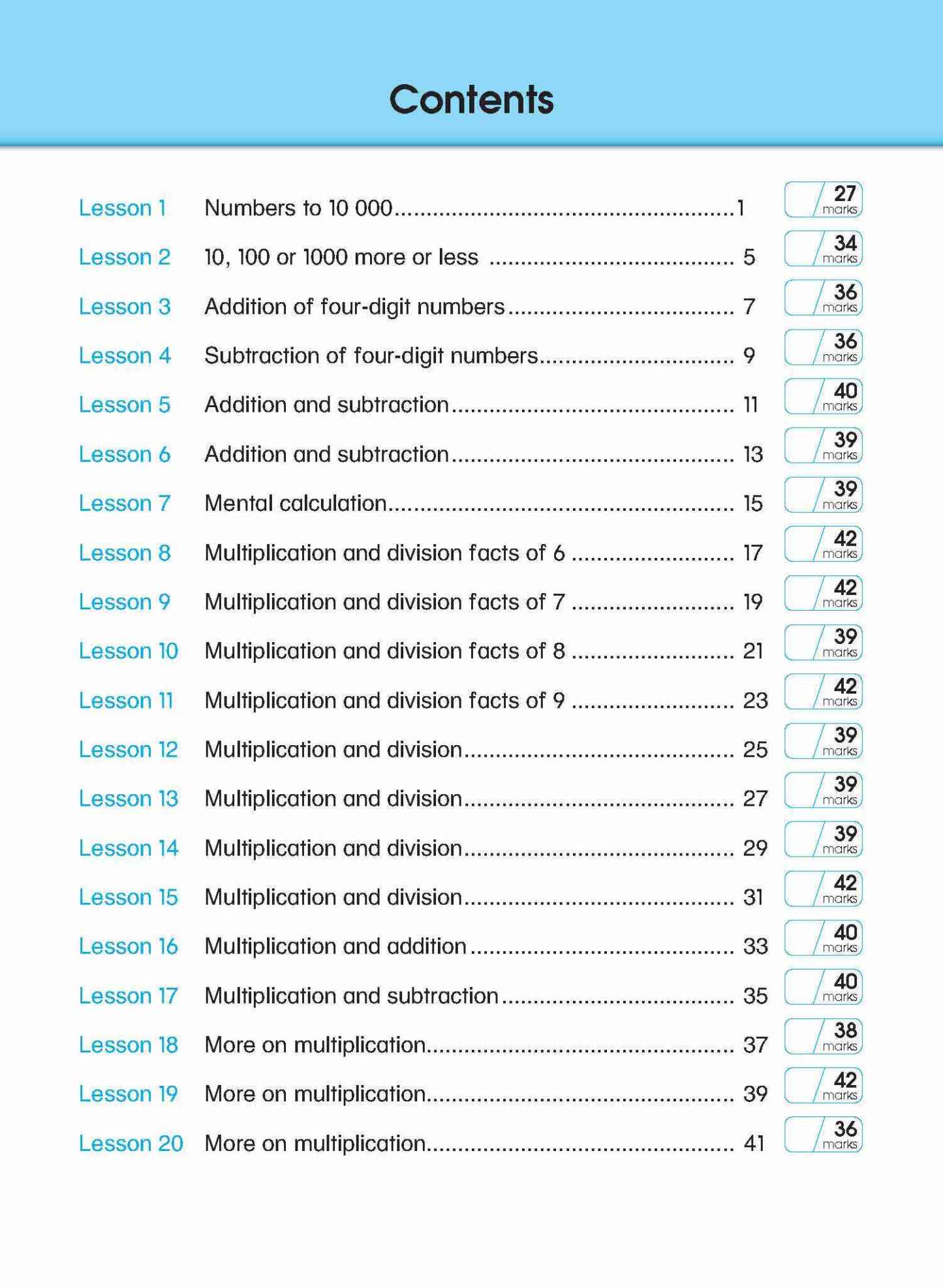 Learning+ Mathematics by the Minute Workbook 3