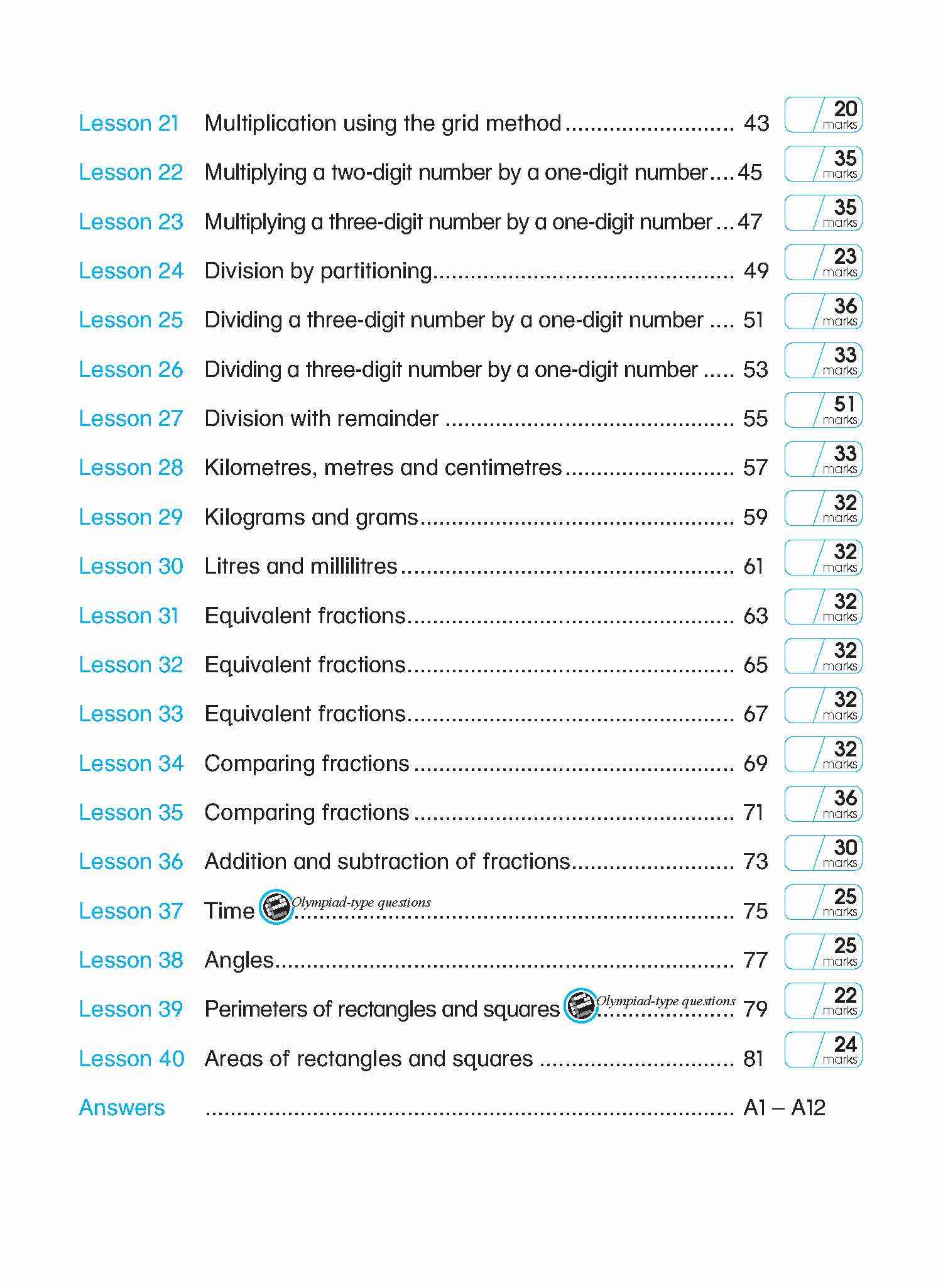 Learning+ Mathematics by the Minute Workbook 3