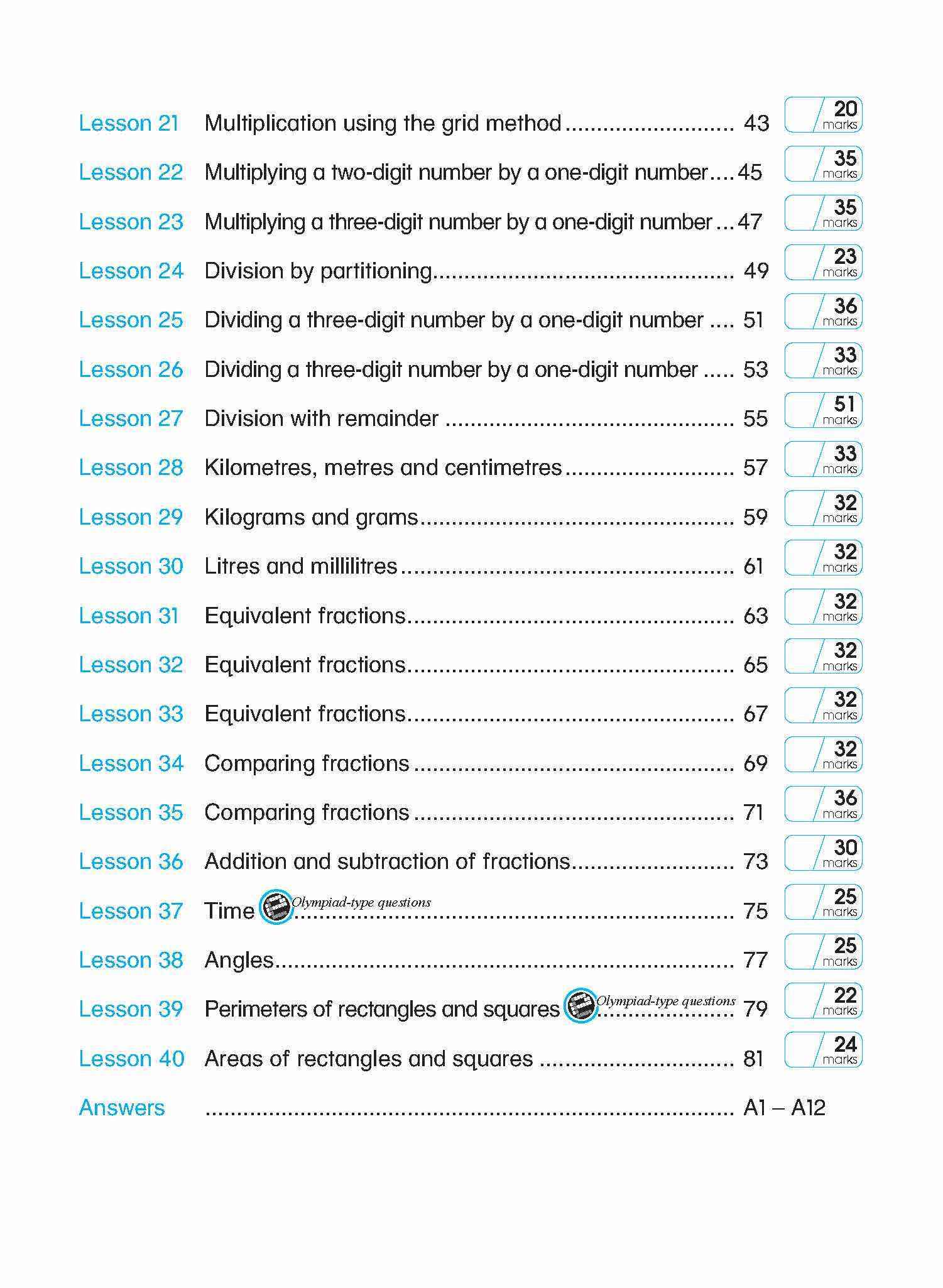 Learning+ Mathematics by the Minute Workbook 3