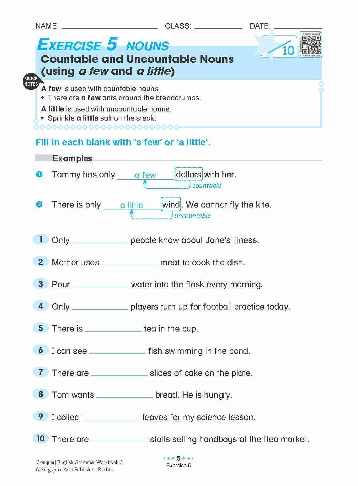 Conquer English Grammar Workbook 2