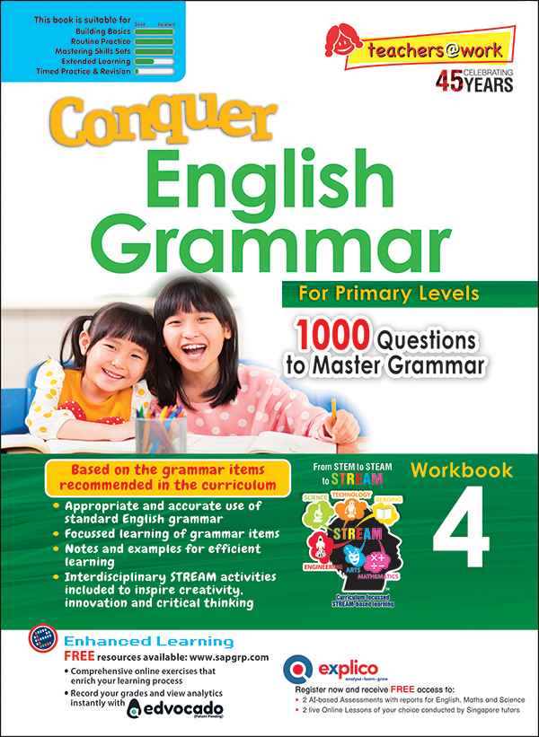 Conquer English Grammar Workbook 4