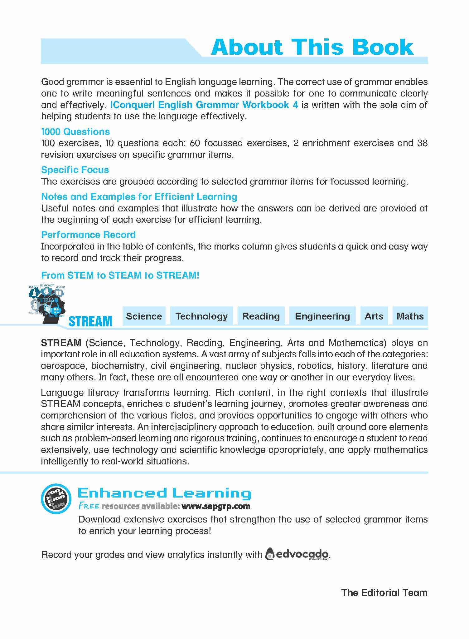 Conquer English Grammar Workbook 4