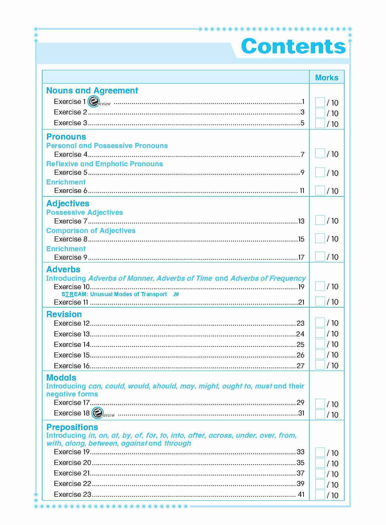 Conquer English Grammar Workbook 4