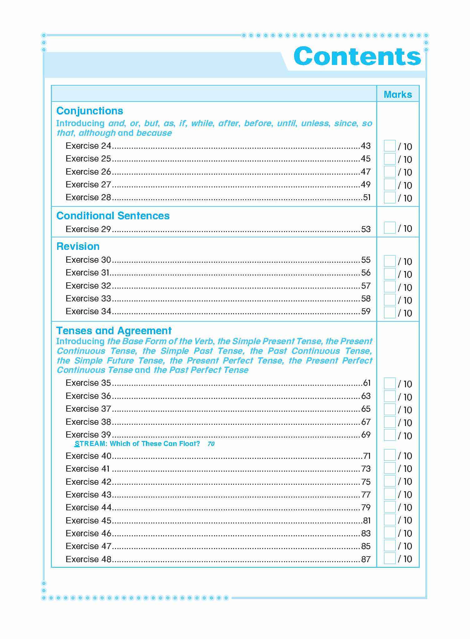Conquer English Grammar Workbook 4