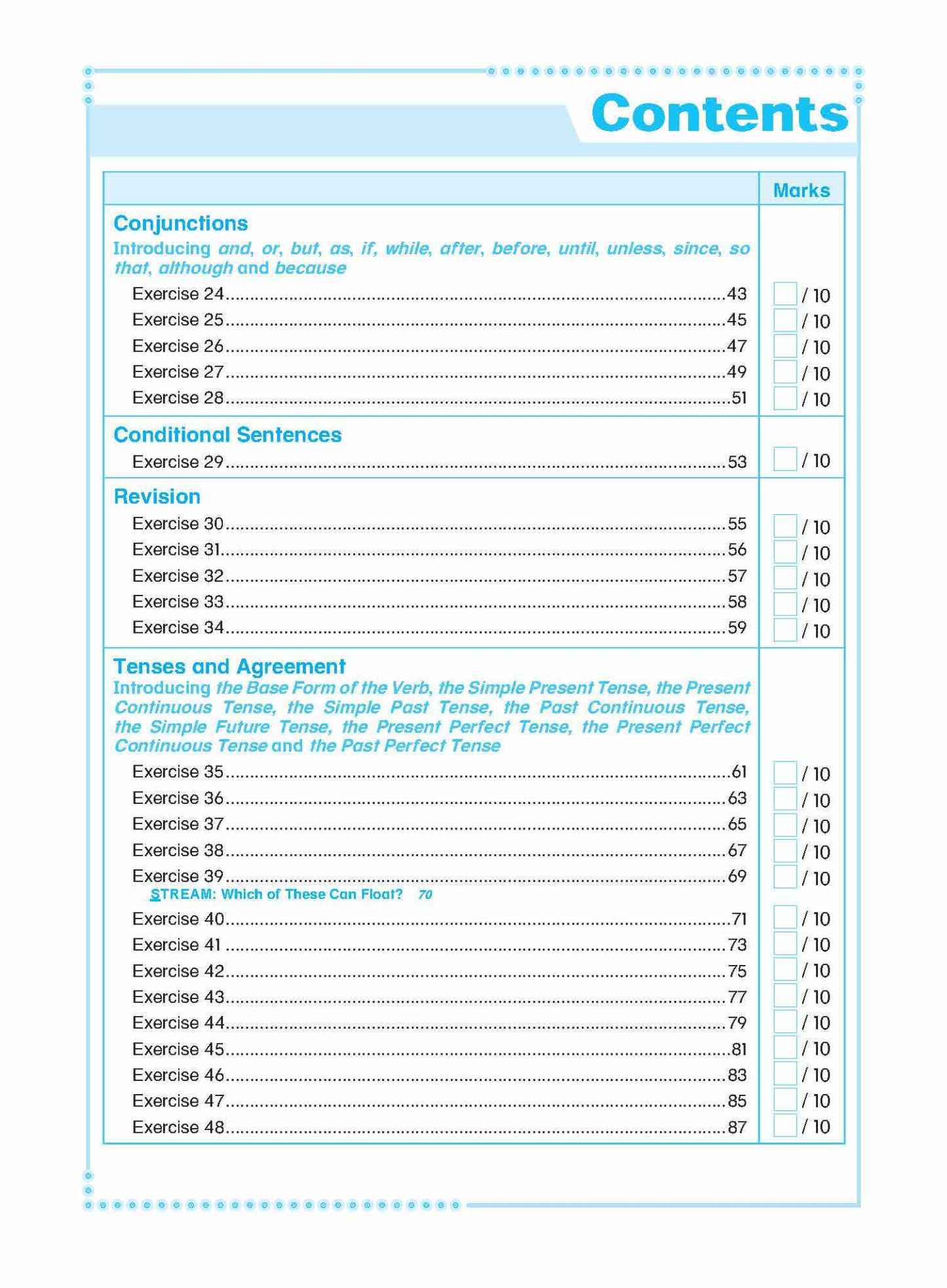 Conquer English Grammar Workbook 4