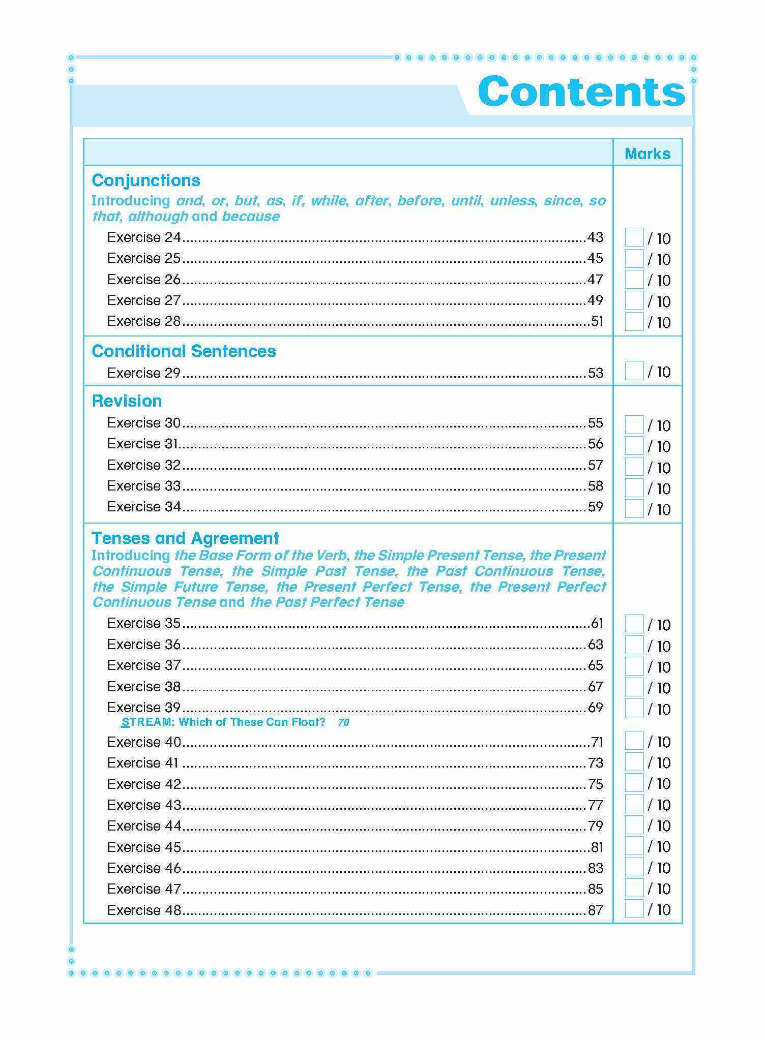 Conquer English Grammar Workbook 4