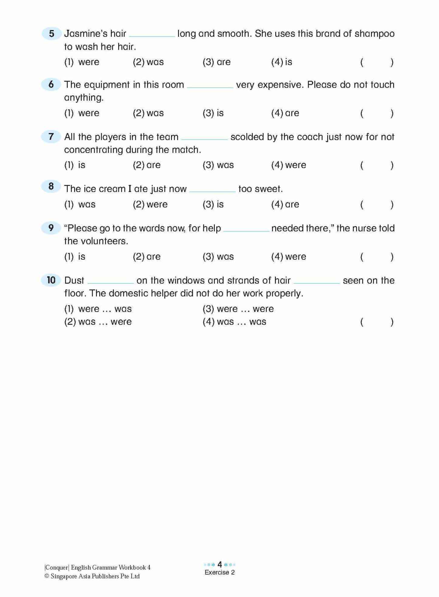 Conquer English Grammar Workbook 4