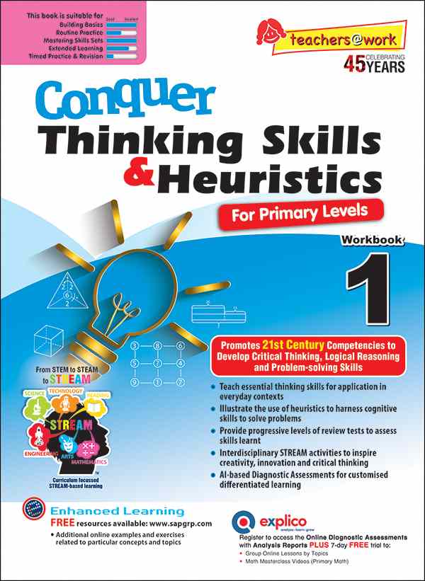 Conquer Thinking Skills & Heuristics Workbook 1