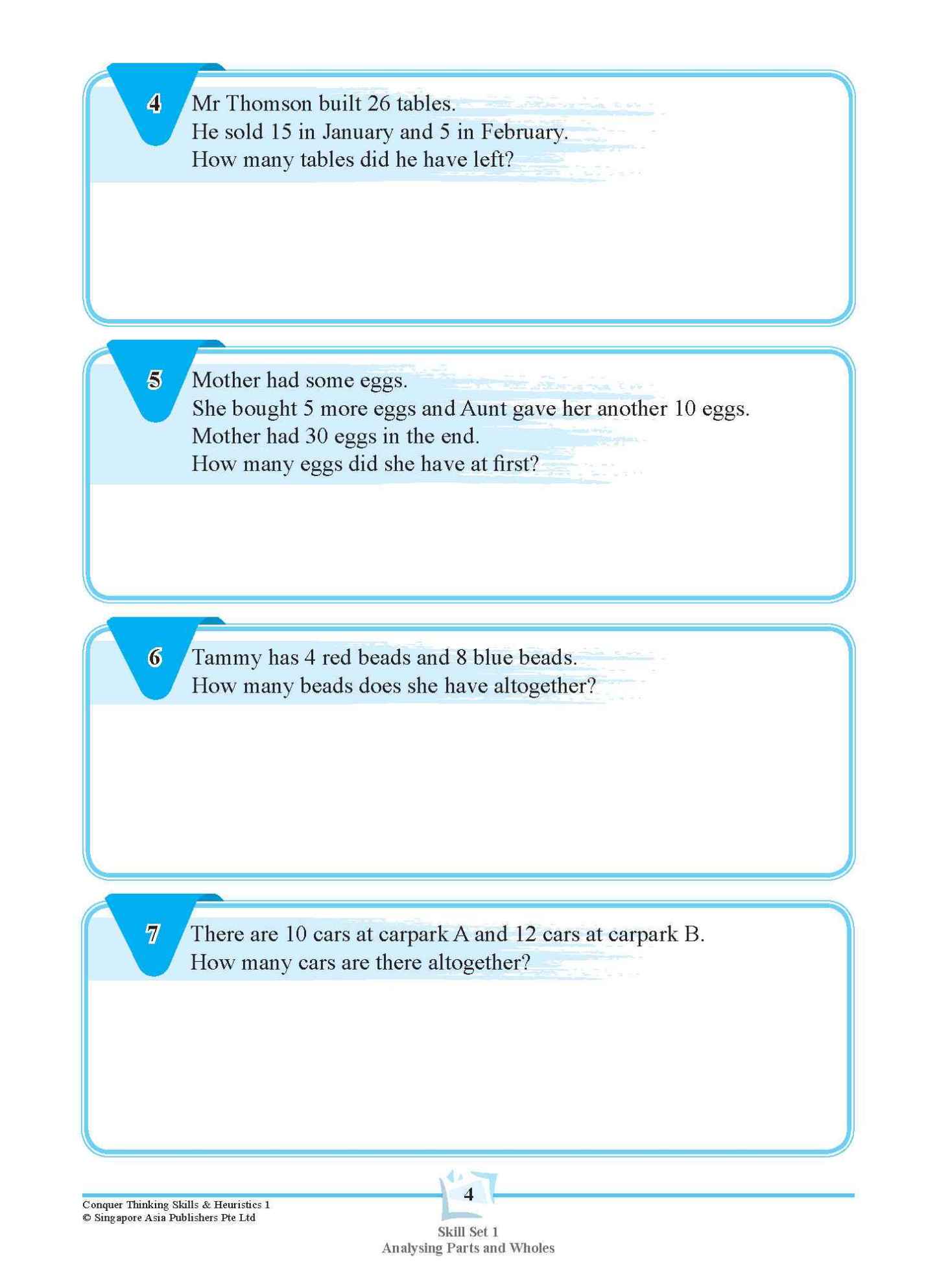 Conquer Thinking Skills & Heuristics Workbook 1